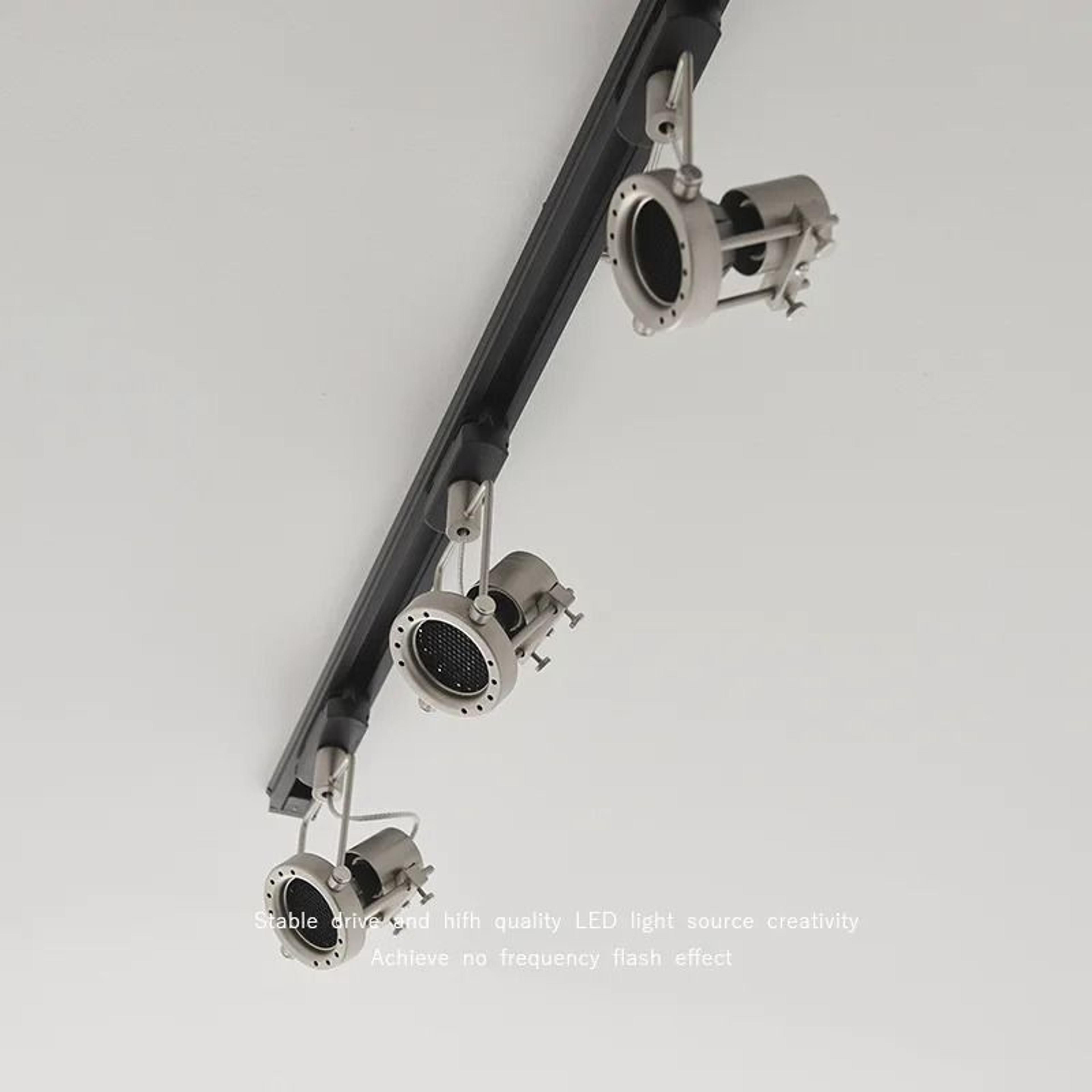 Industrial GU10 AntiGlare Adjustable LED Track Ceiling Spotlight 9