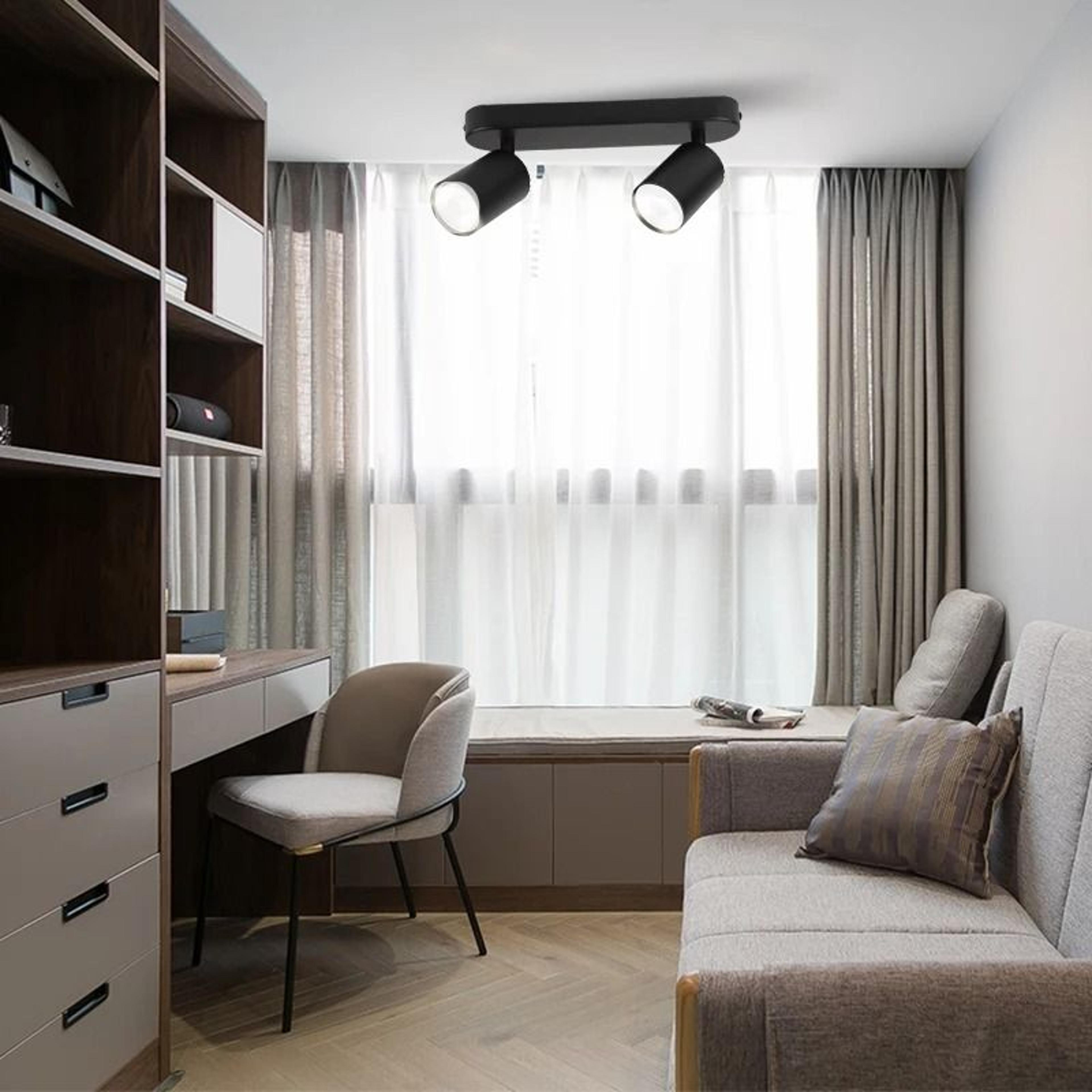 modern adjustable gu10 ceiling and wall spotlight for home lighting