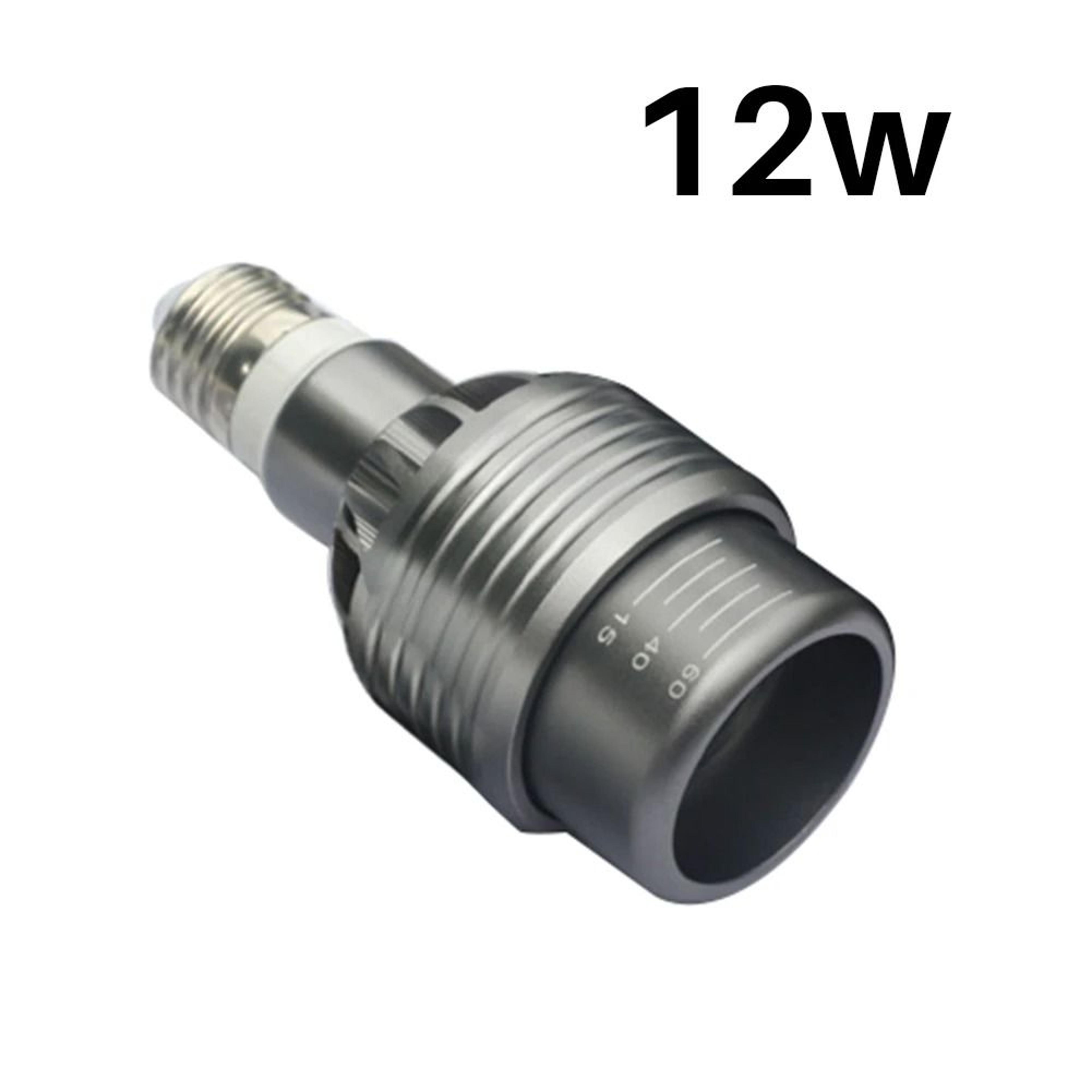 adjustable e27 cob led zoom spotlight bulb with dimmable lighting