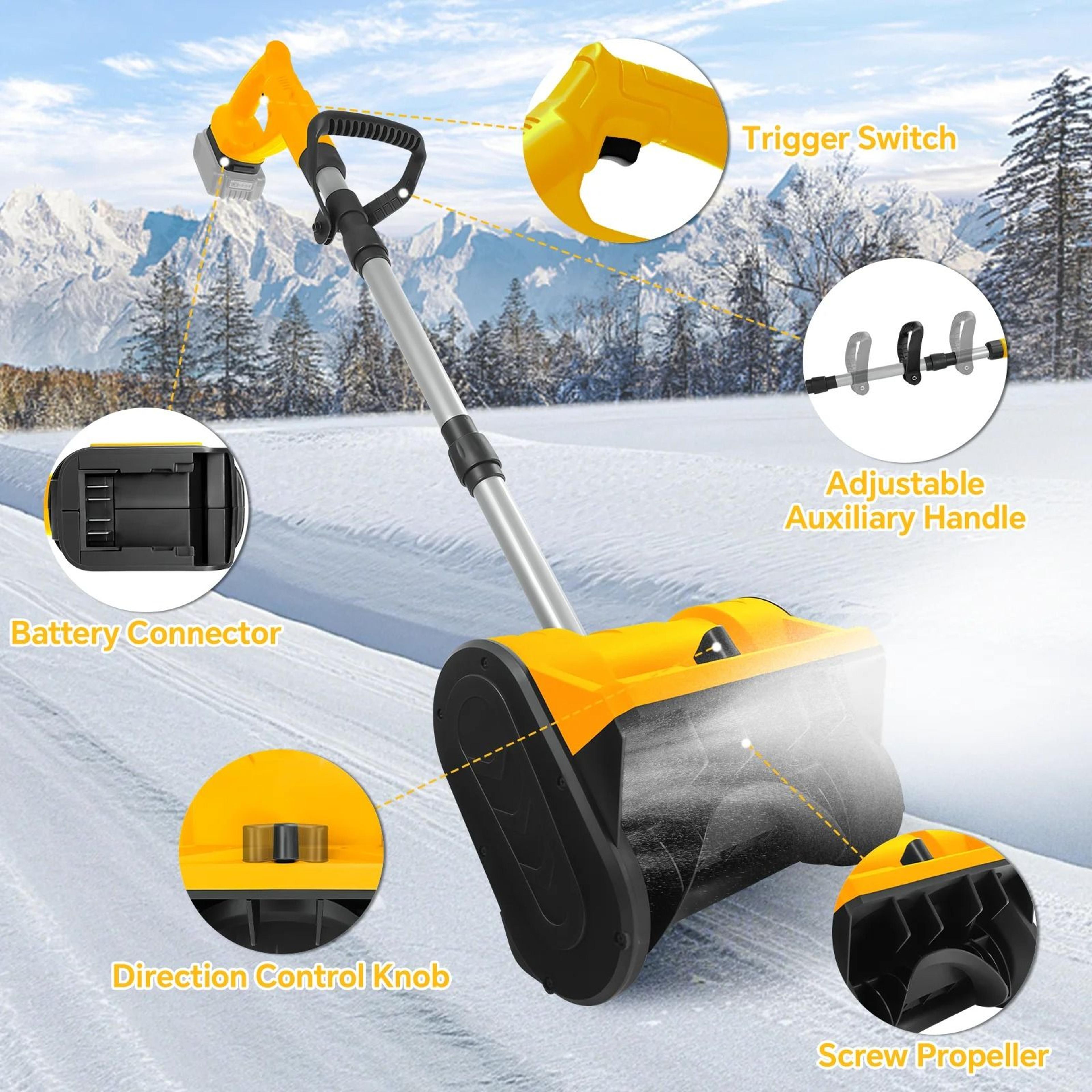 3000RPM Brushless Cordless Electric Snow Blower For DeWalt 20V Batteries 3