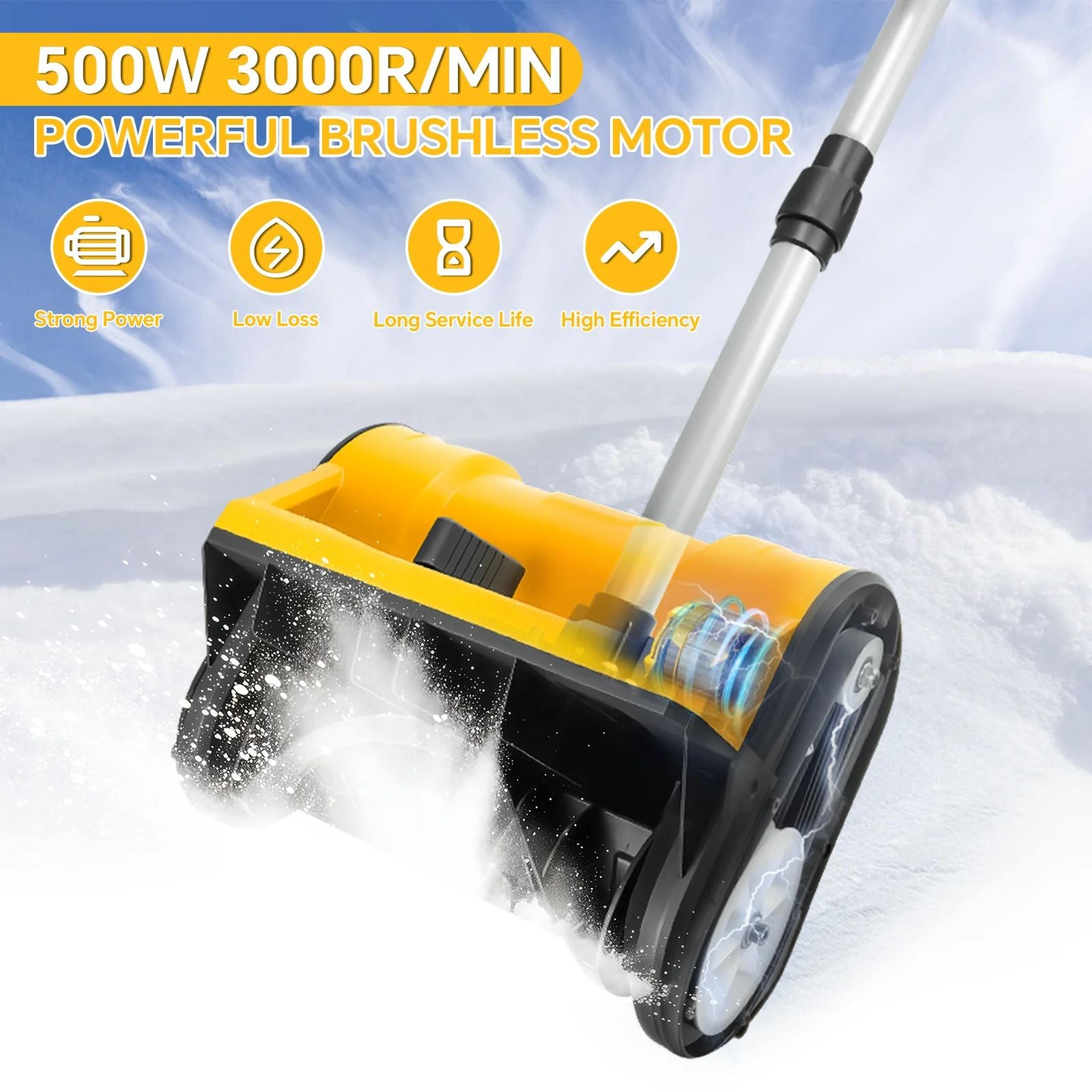 3000RPM Brushless Cordless Electric Snow Blower For DeWalt 20V Batteries 5