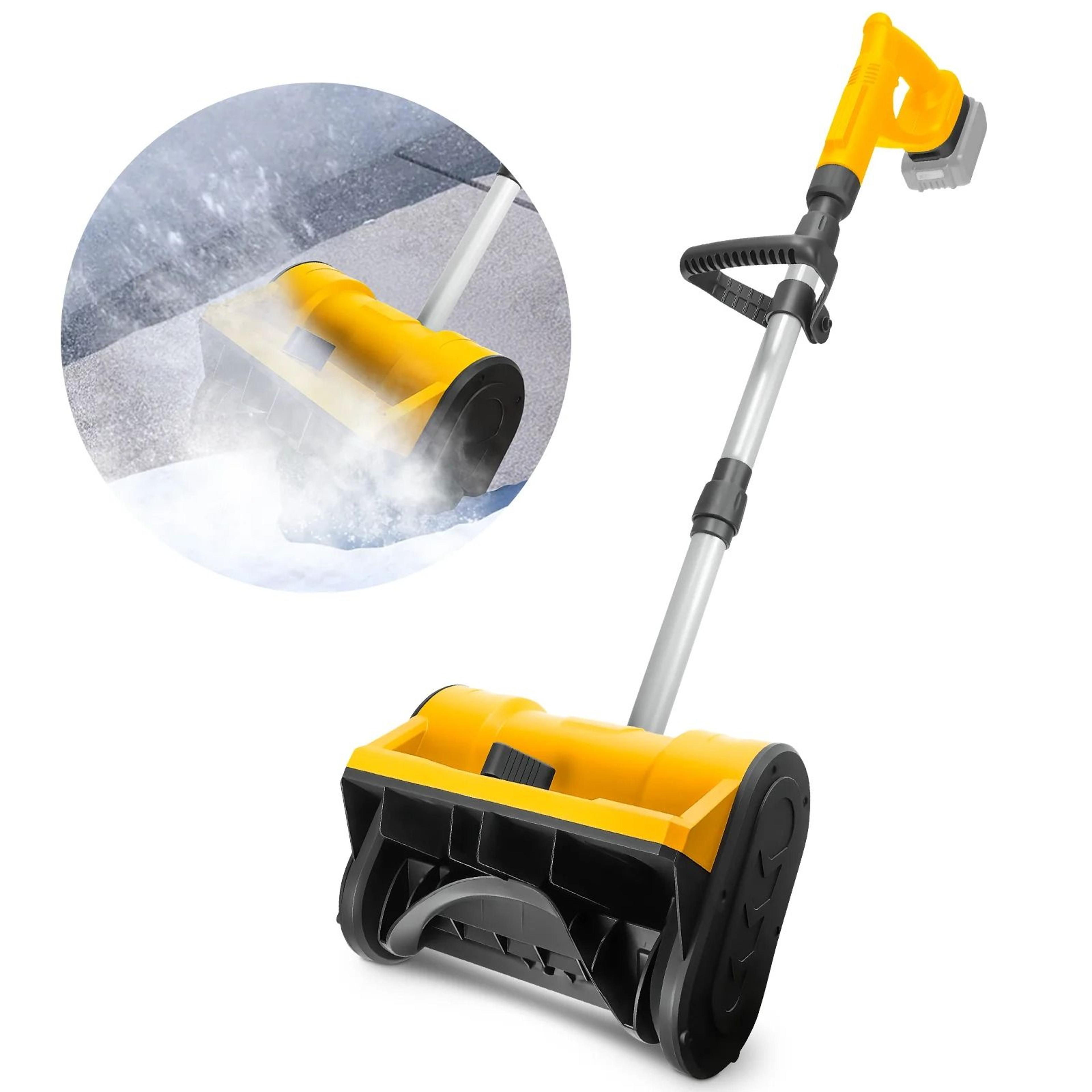 3000rpm brushless cordless electric snow blower for dewalt 20v batteries