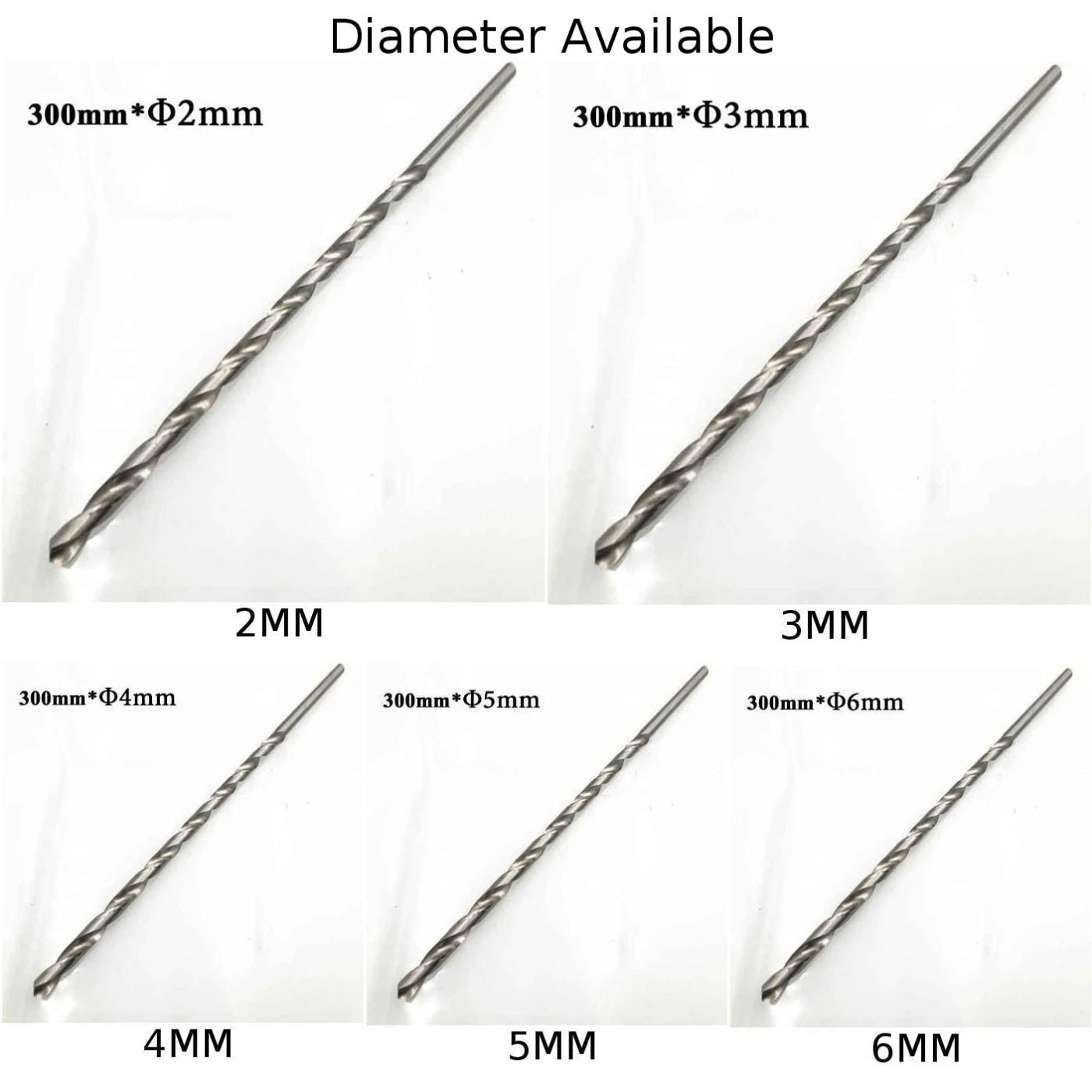 extra long hss twist drill bit 160–300mm with straight shank for deep hole drilling