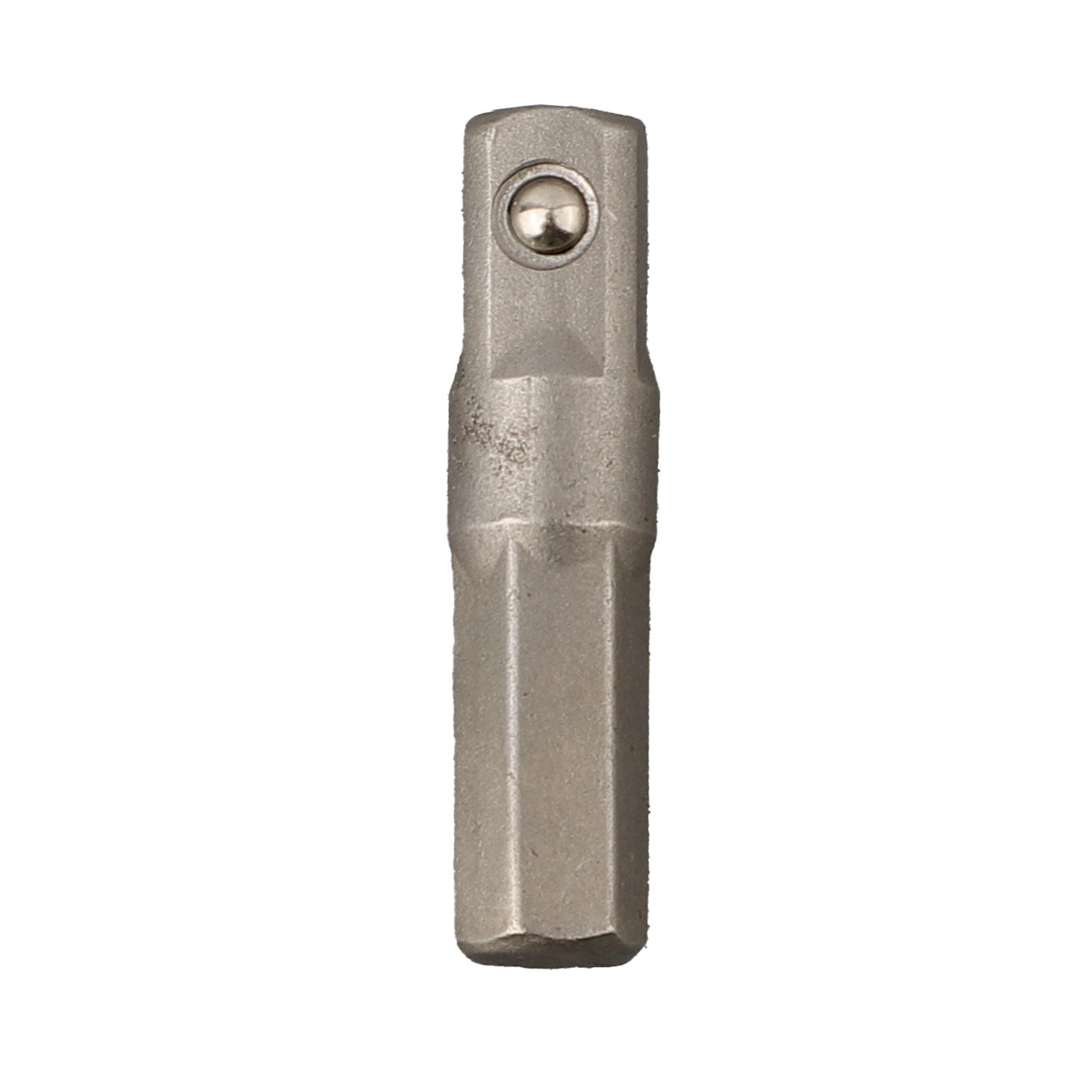 14Inch Hex Shank To Square Drive Socket Adapter Chrome Vanadium Steel 6