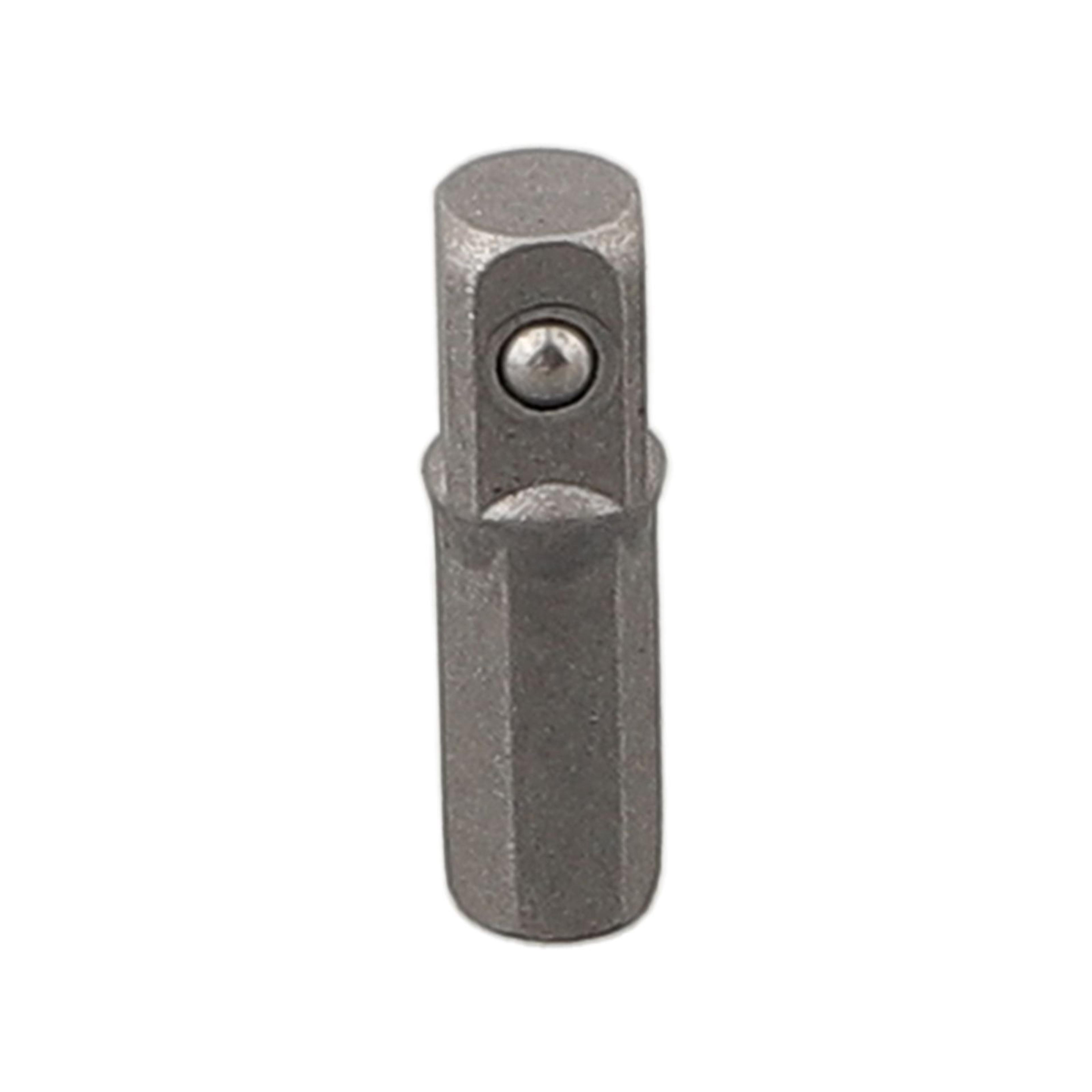 14Inch Hex Shank To Square Drive Socket Adapter Chrome Vanadium Steel 7