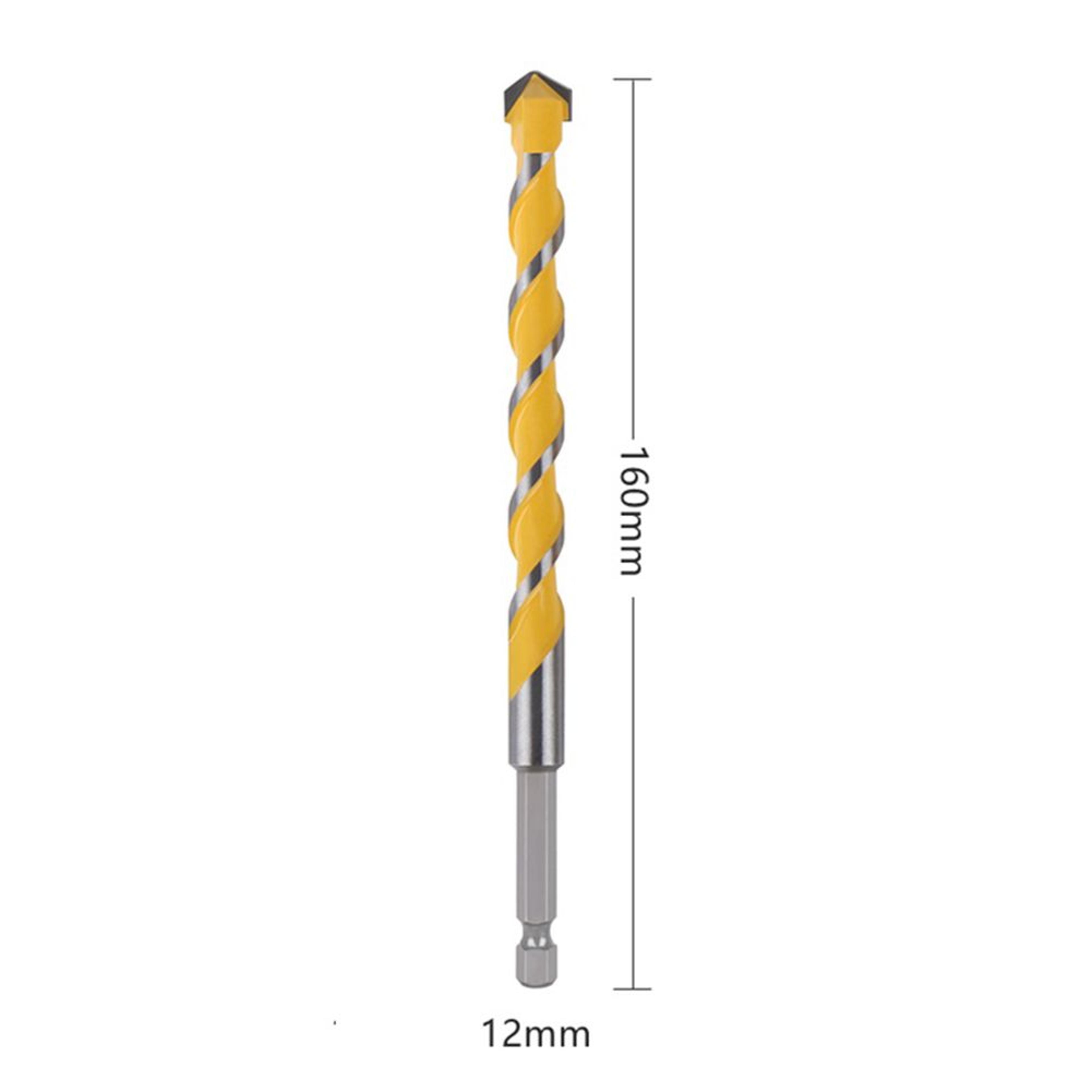 160mm Tungsten Carbide Masonry Drill Bit With 14Inch Hex Shank 4
