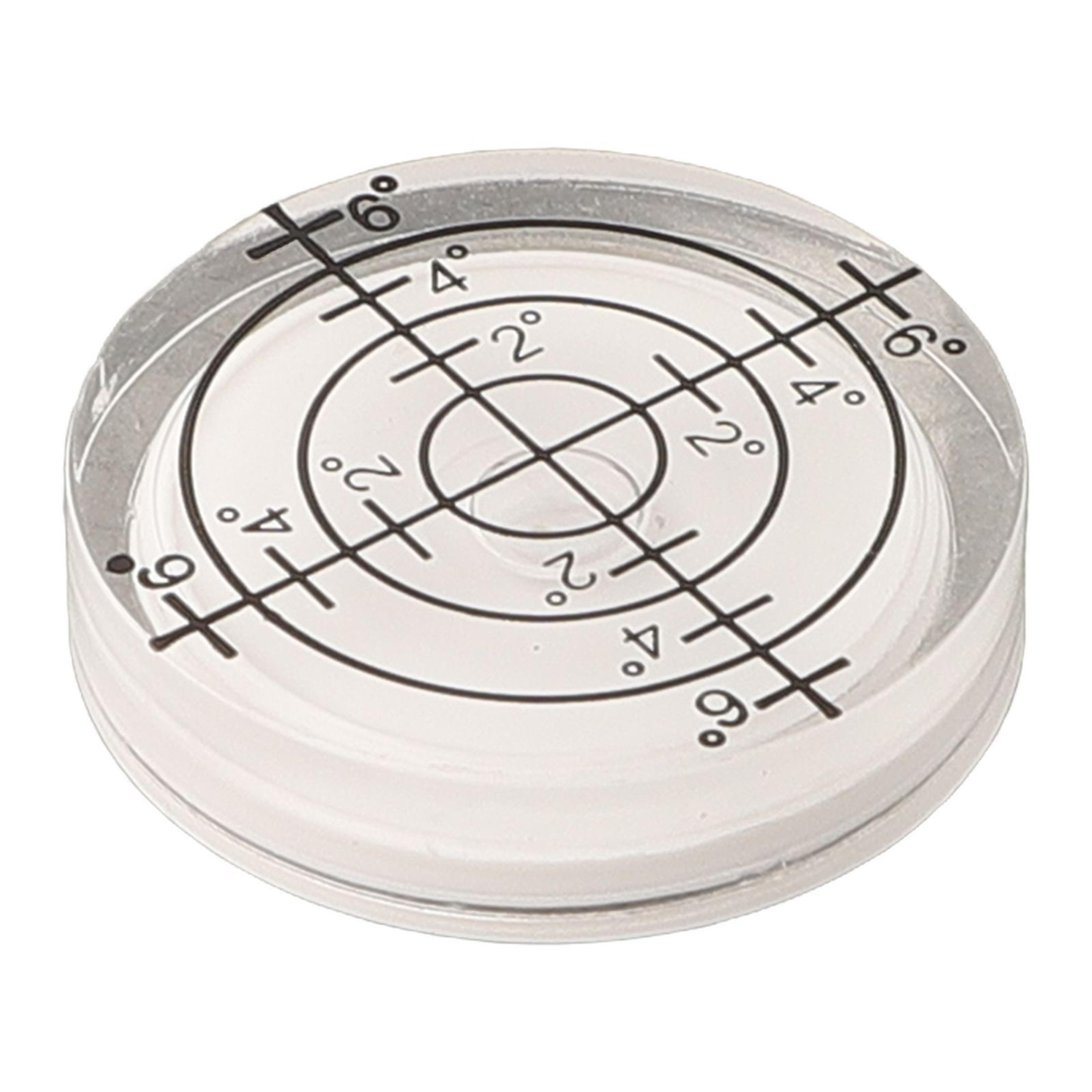32mm Round Acrylic Bubble Spirit Level For Horizontal Surface Alignment 3