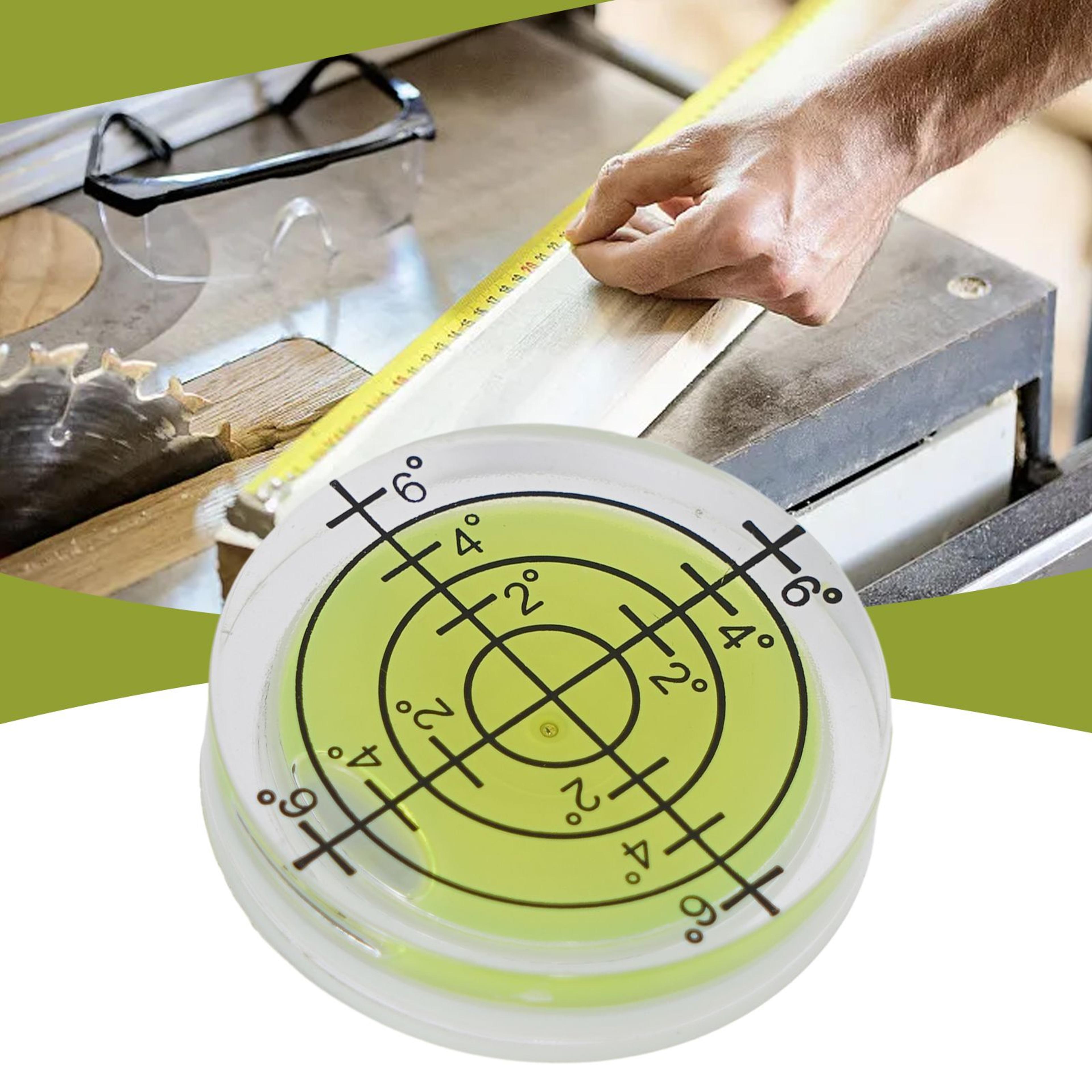 32mm Round Acrylic Bubble Spirit Level For Horizontal Surface Alignment 9