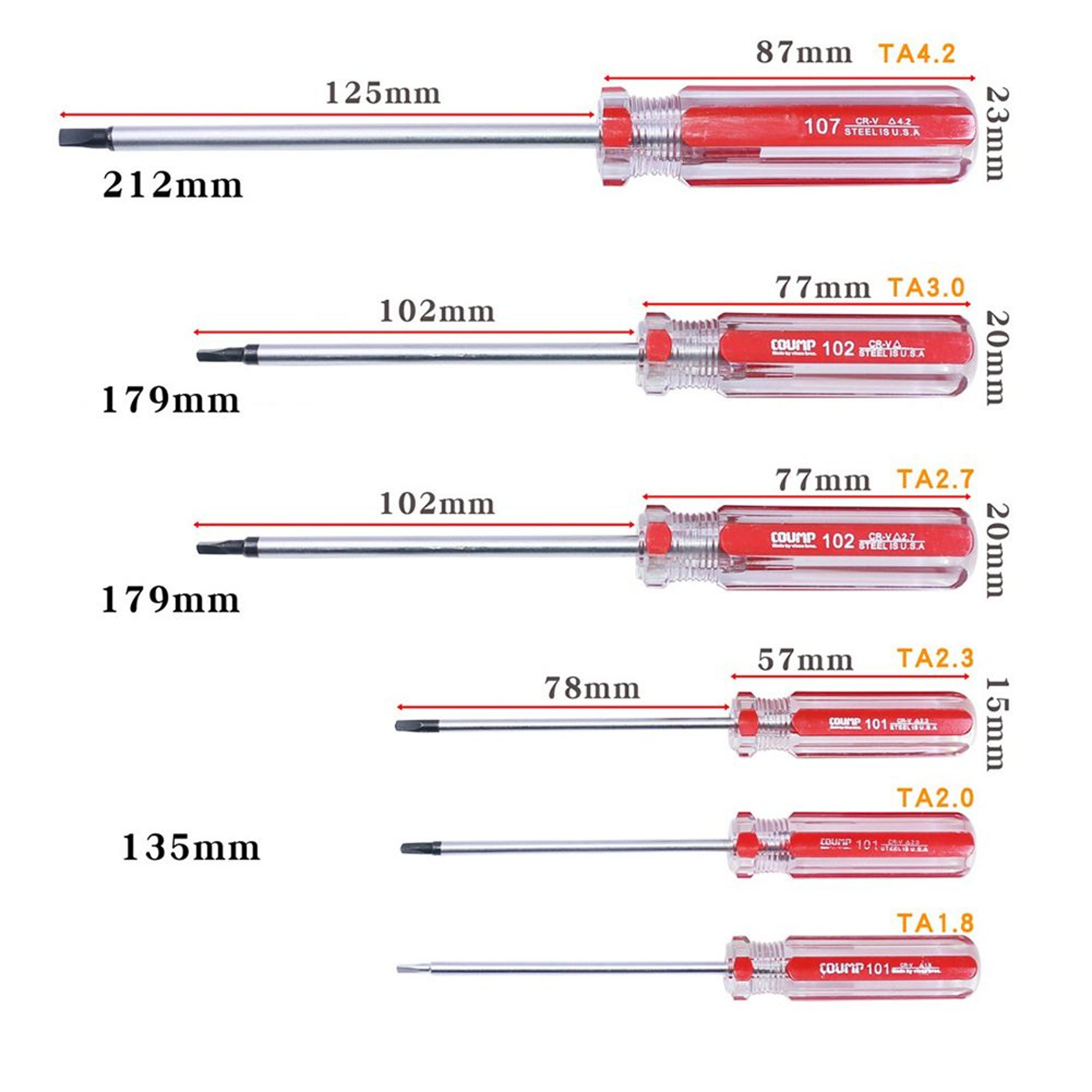 6Piece Triangle Precision Screwdriver Set For Electronics And Repair 5
