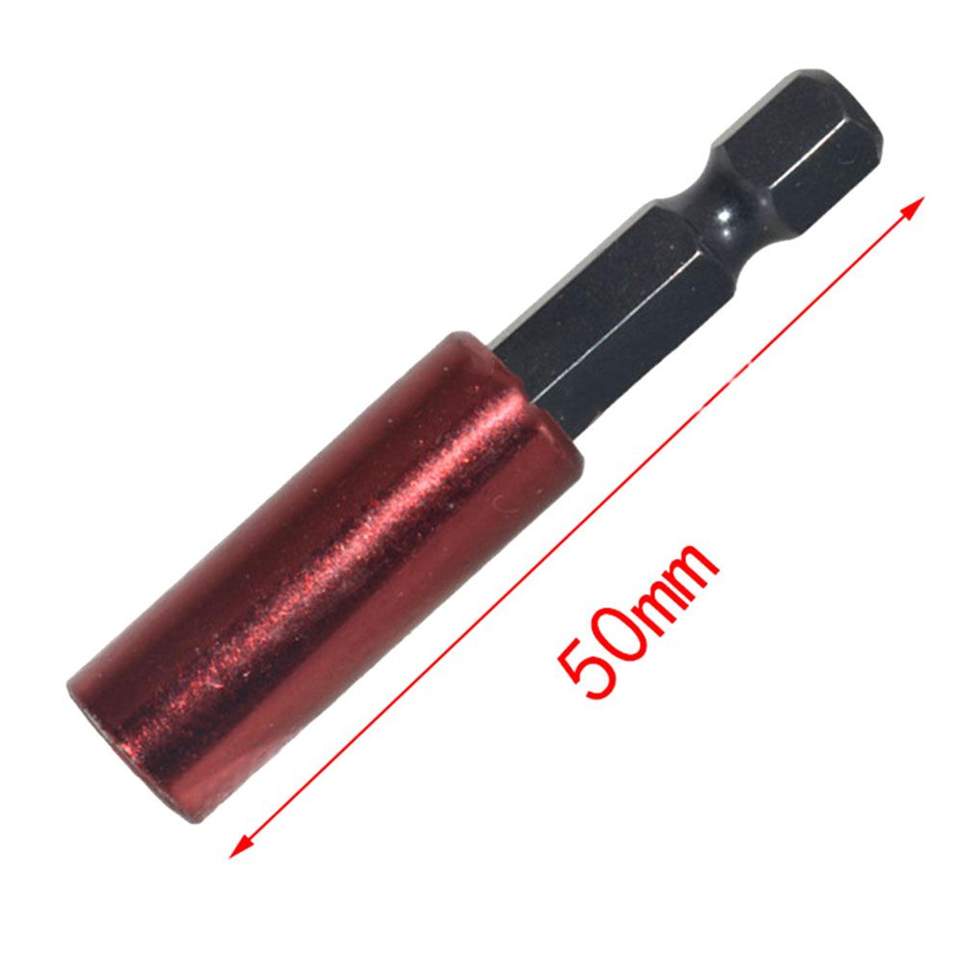 1/4-inch magnetic screwdriver bit holder quick release drill extension adapter