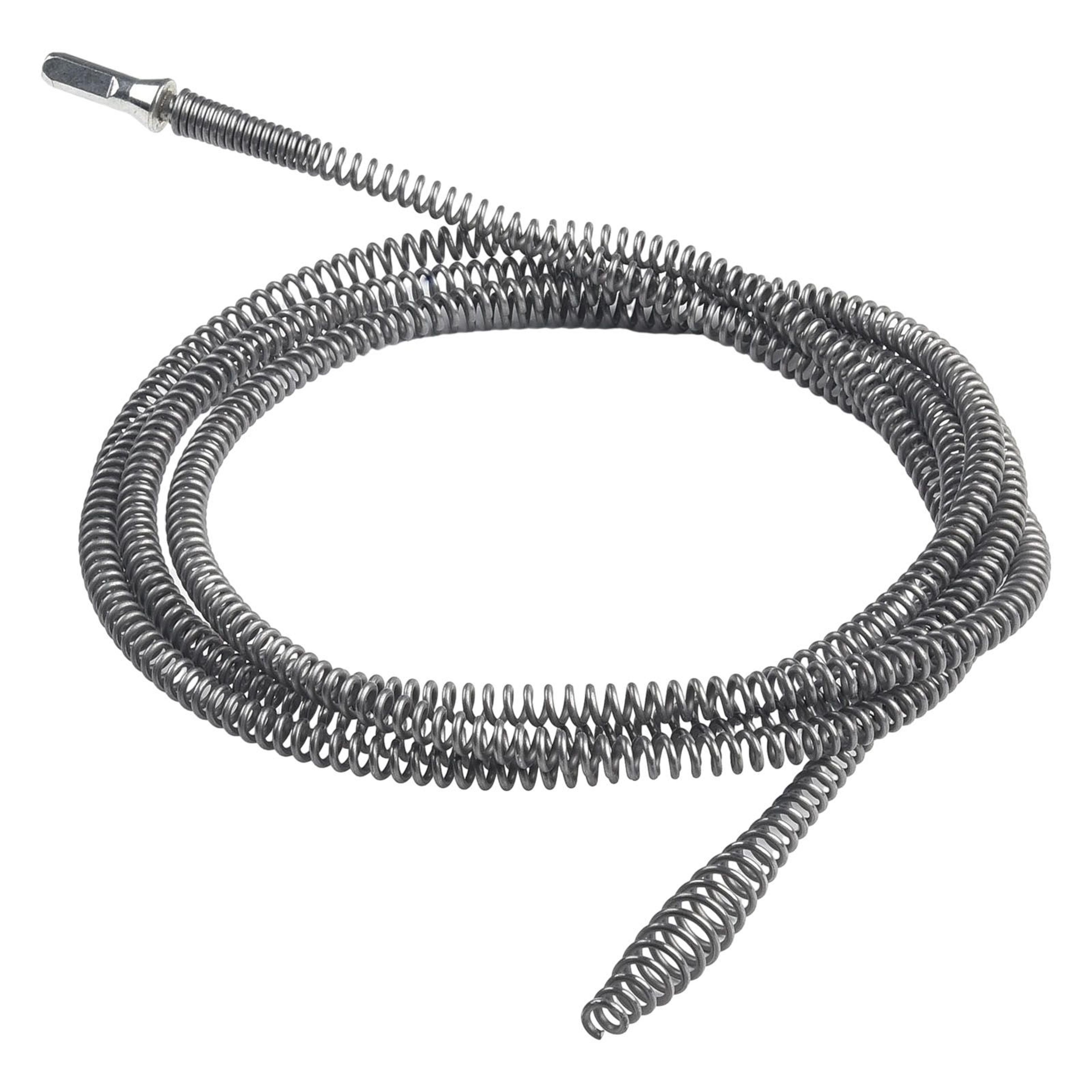 flexible manganese steel drain cleaning spring with electric drill connector 1–3m