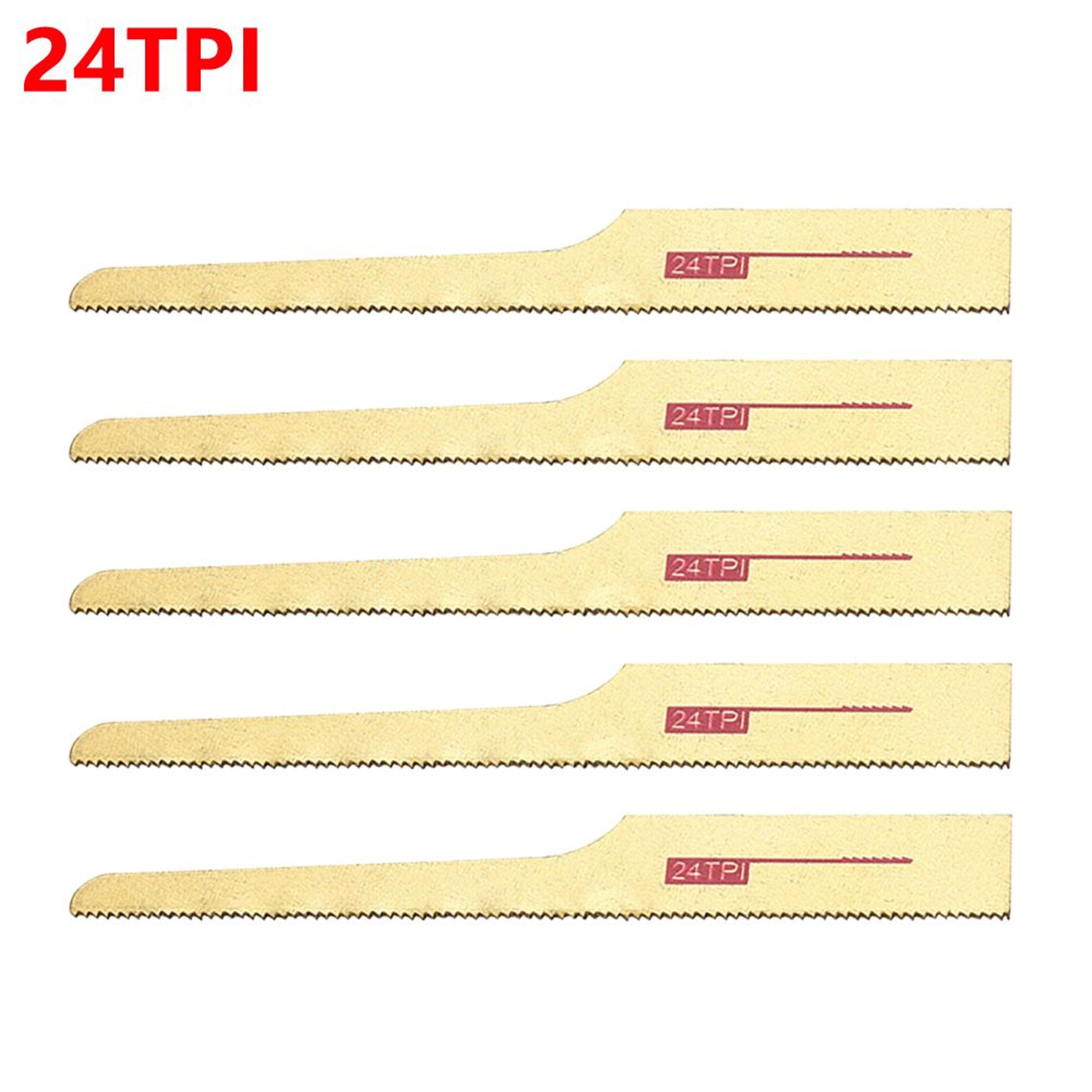 5Piece 93mm Pneumatic Curved Saw Blade Set 1432 TPI For Wood Metal And PVC 2