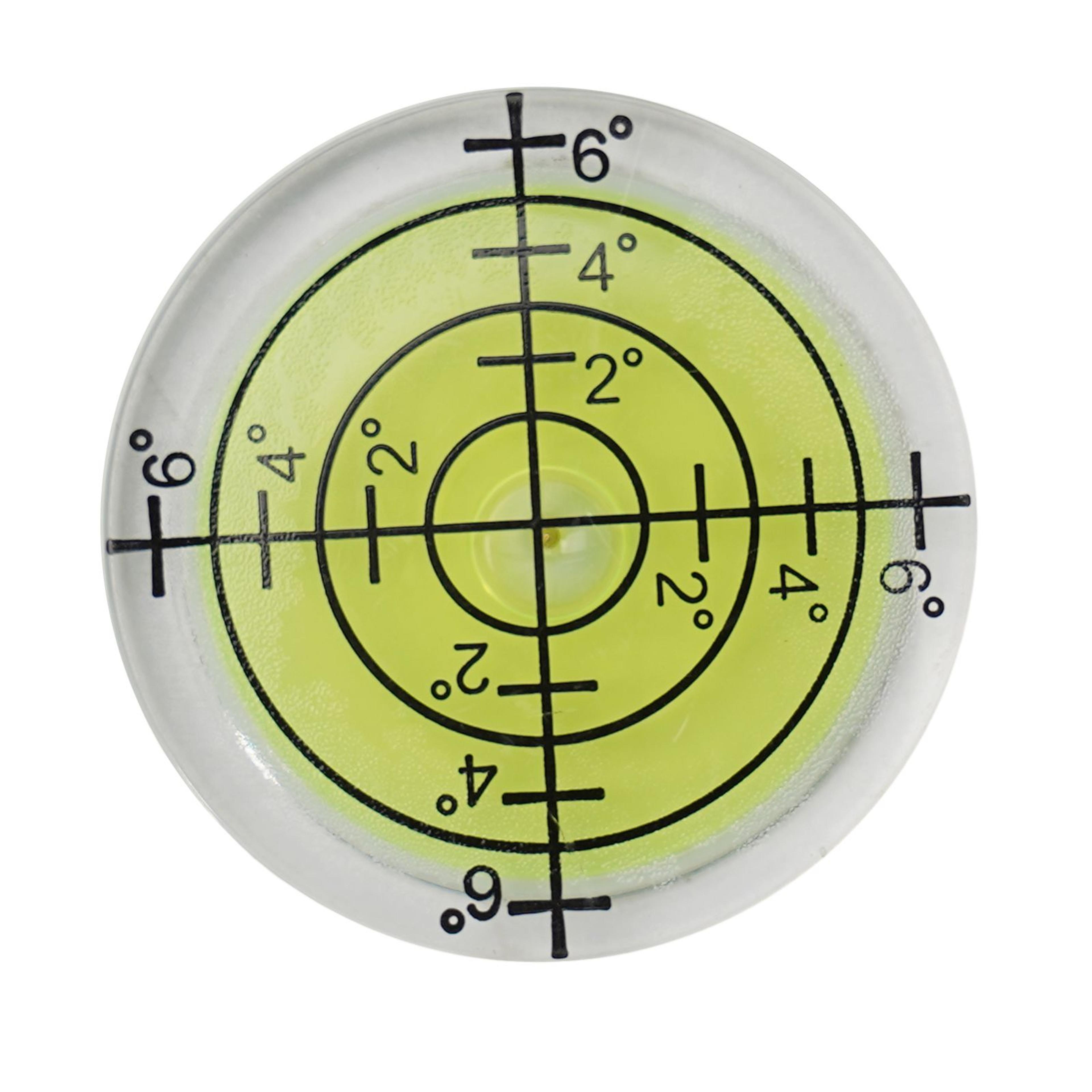 10Piece 32x7mm Round Acrylic Bubble Spirit Level Vials With Reference Lines 2