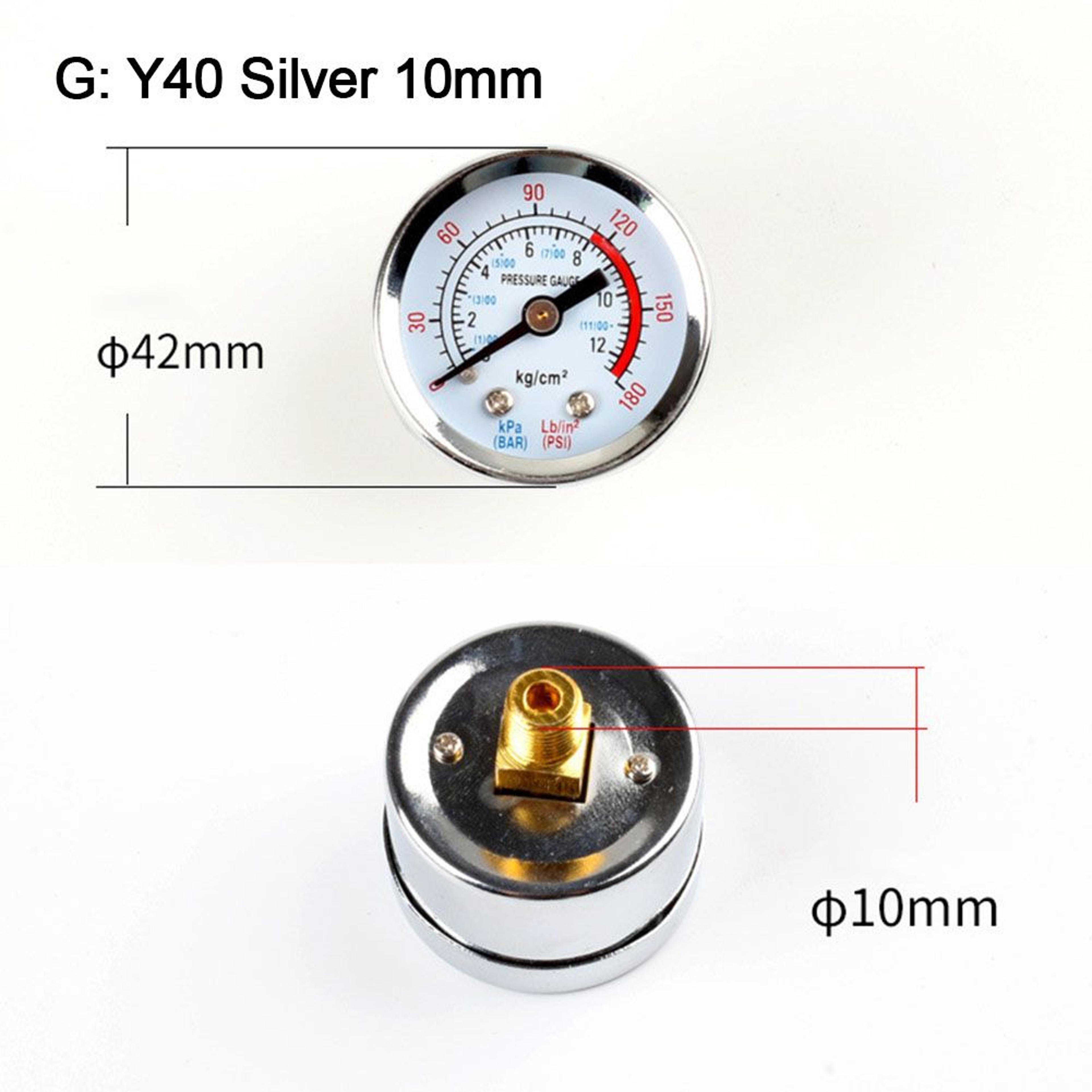 Y40 Y50 0180 PSI Air Compressor Pressure Gauge For Gas And Liquid Monitoring 5