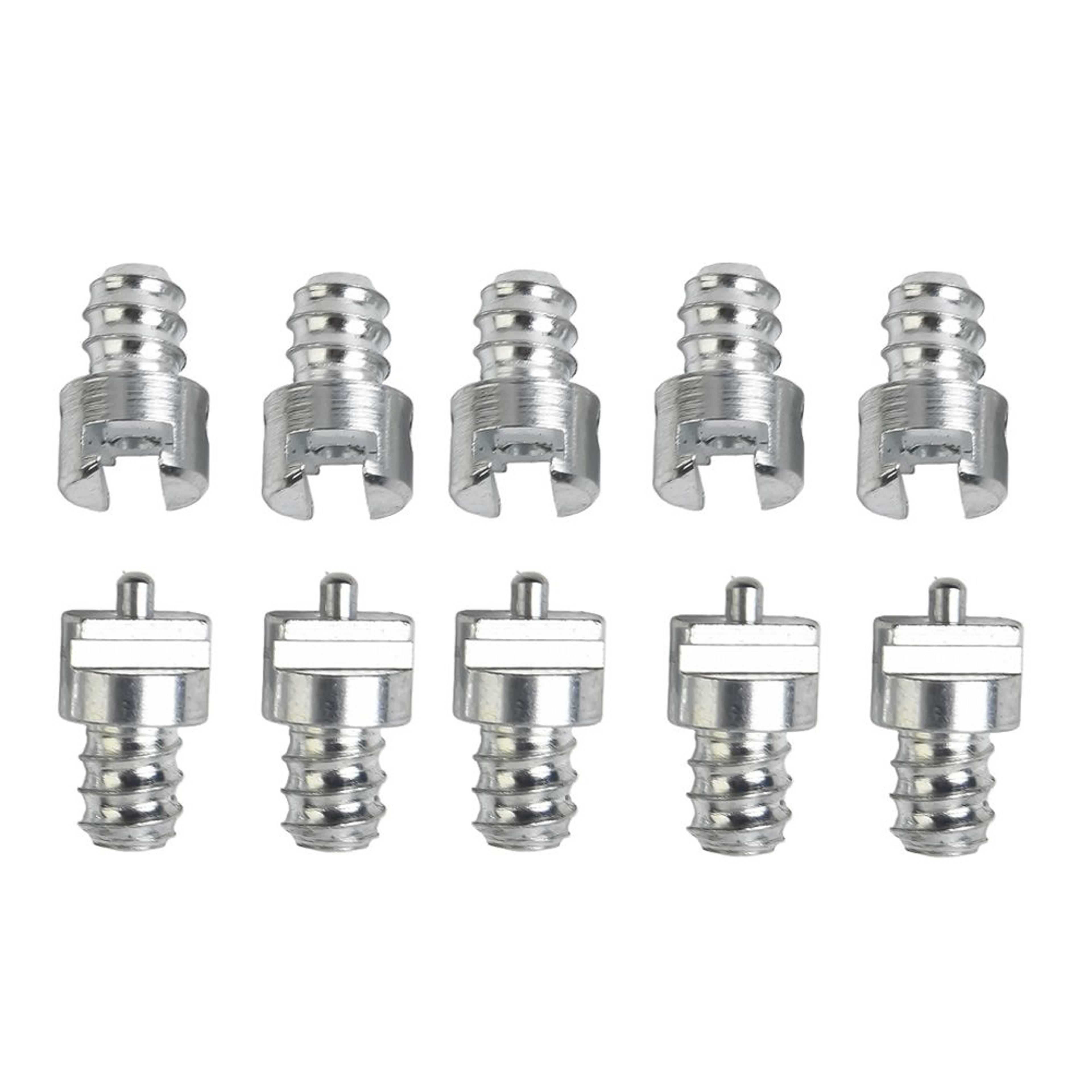 5-set 16mm drain cleaning spring connectors with male and female adapters