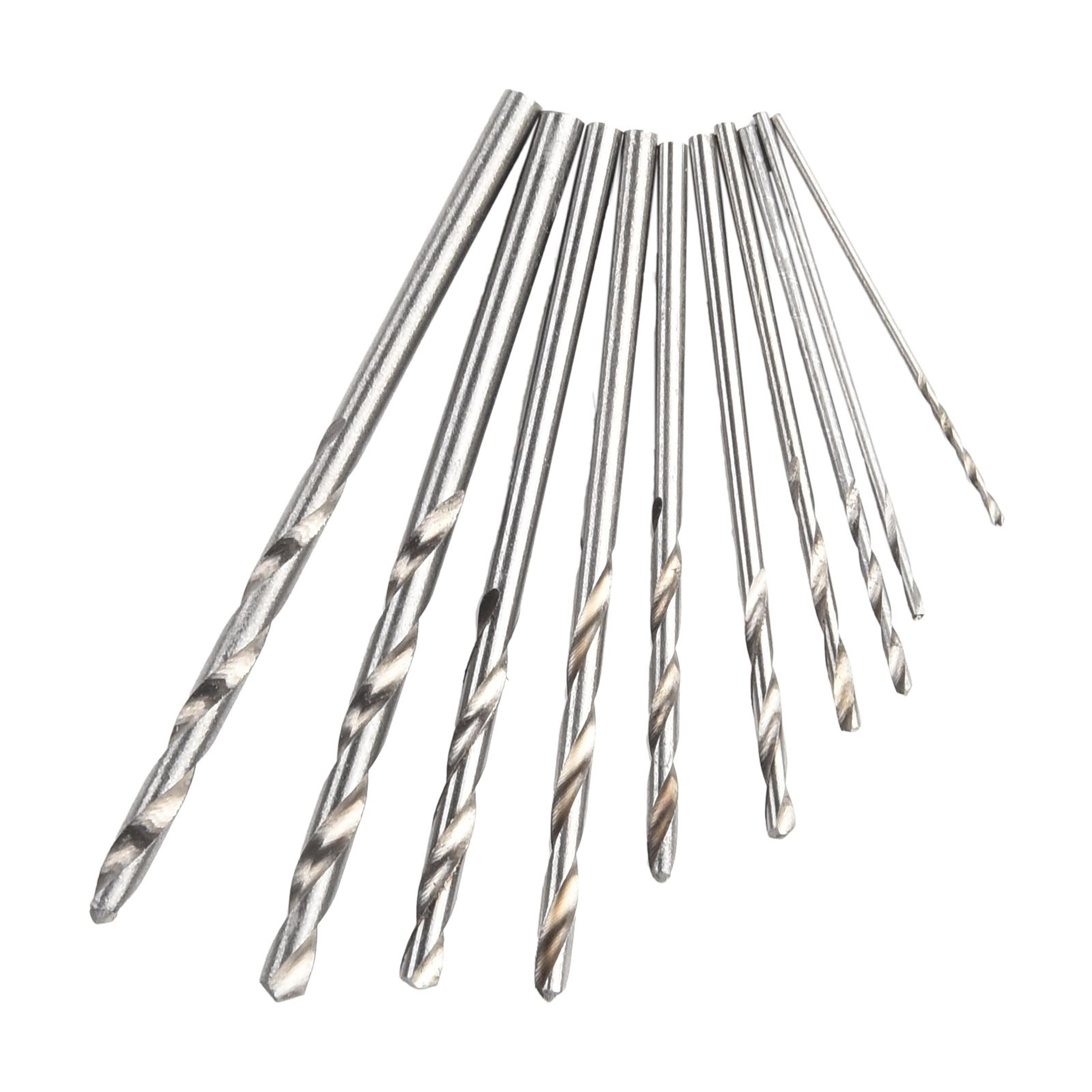 Mini Precision Hand Drill Set With 10 Drill Bits For Woodworking And Crafts 6