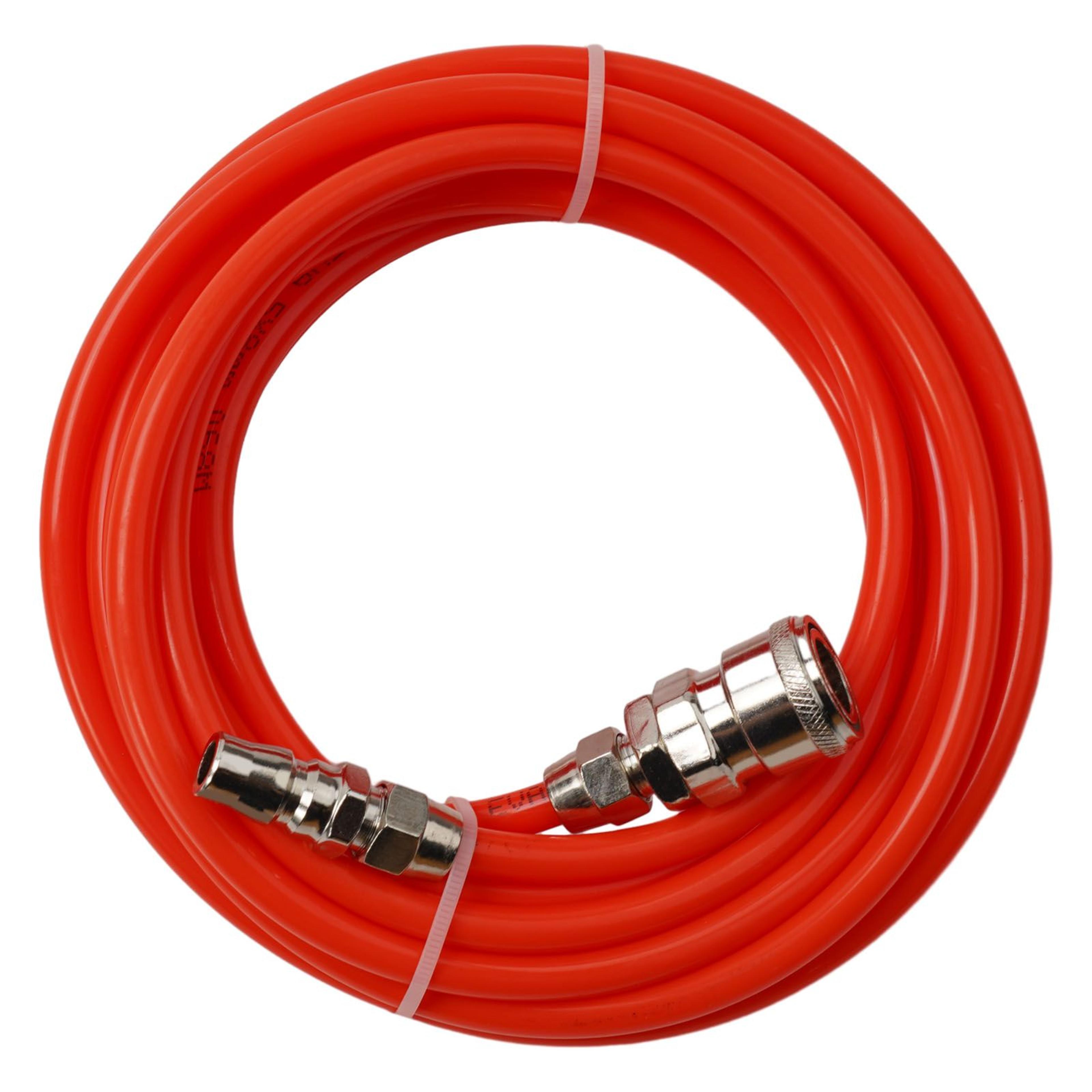 5x8mm HighPressure Pneumatic Air Compressor Hose With Quick Connectors 9