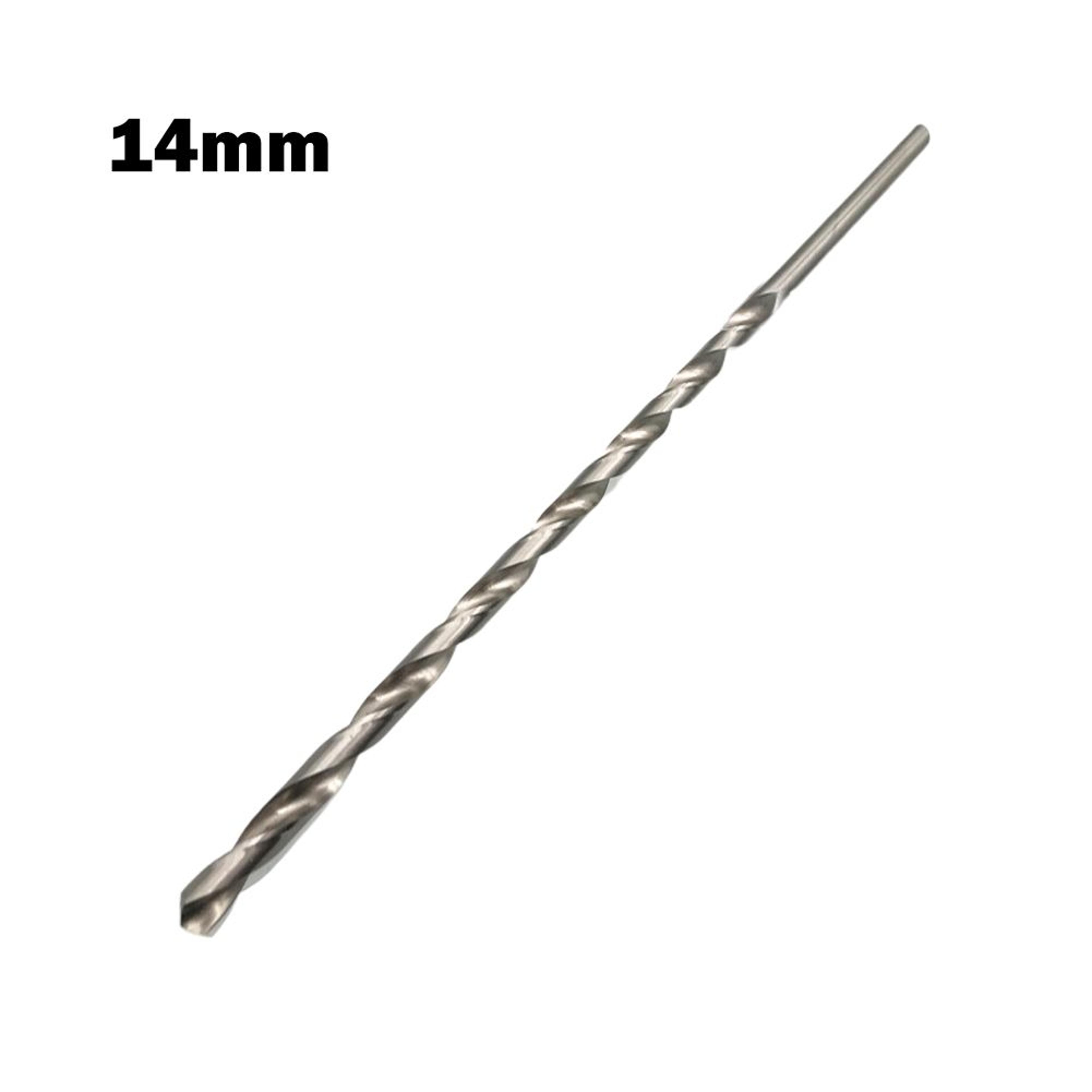300mm Extra Long HSS Drill Bit Double Flute Round Shank For Metal And Wood 7
