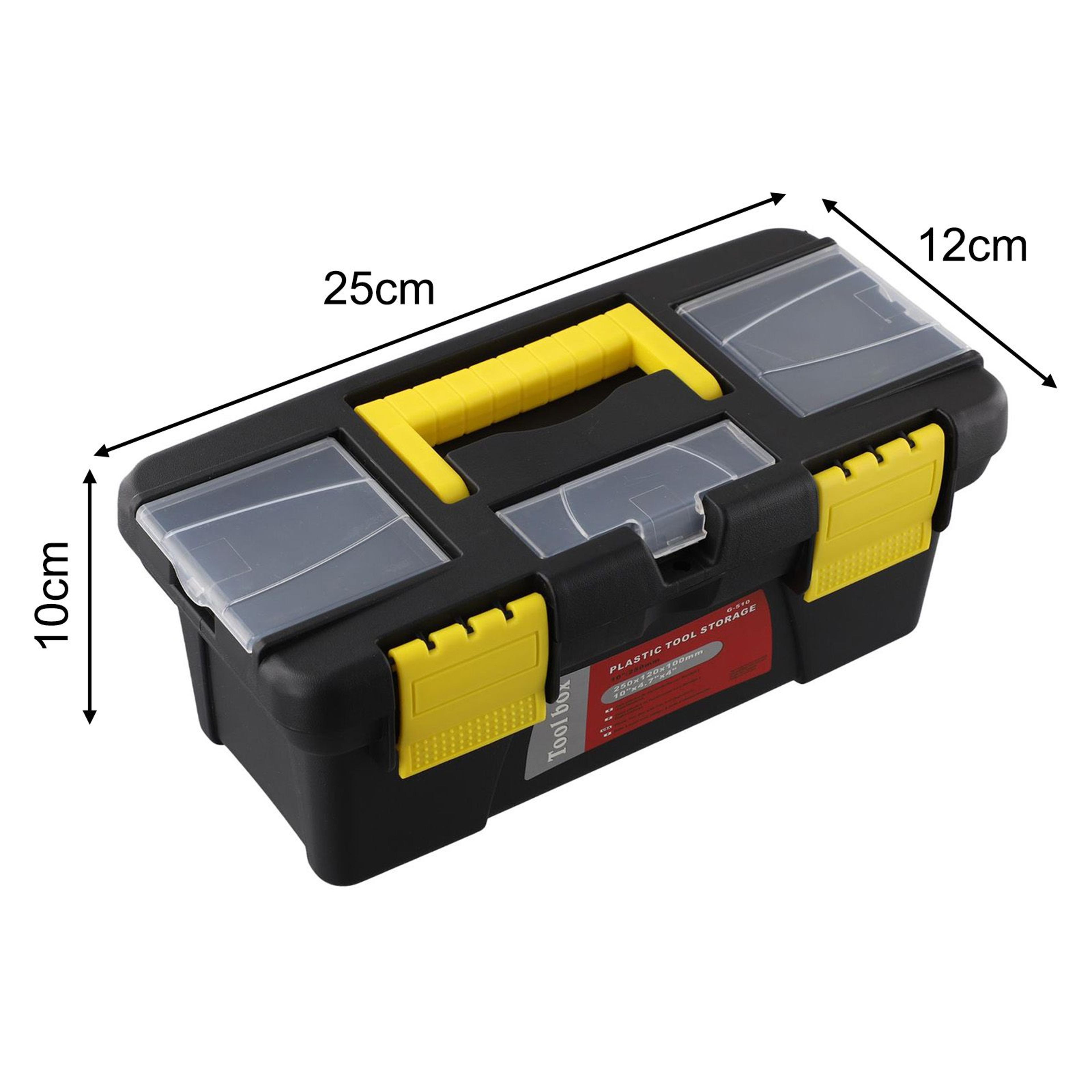 10Inch TwoLayer Plastic Toolbox Portable Tool Storage Organizer 7