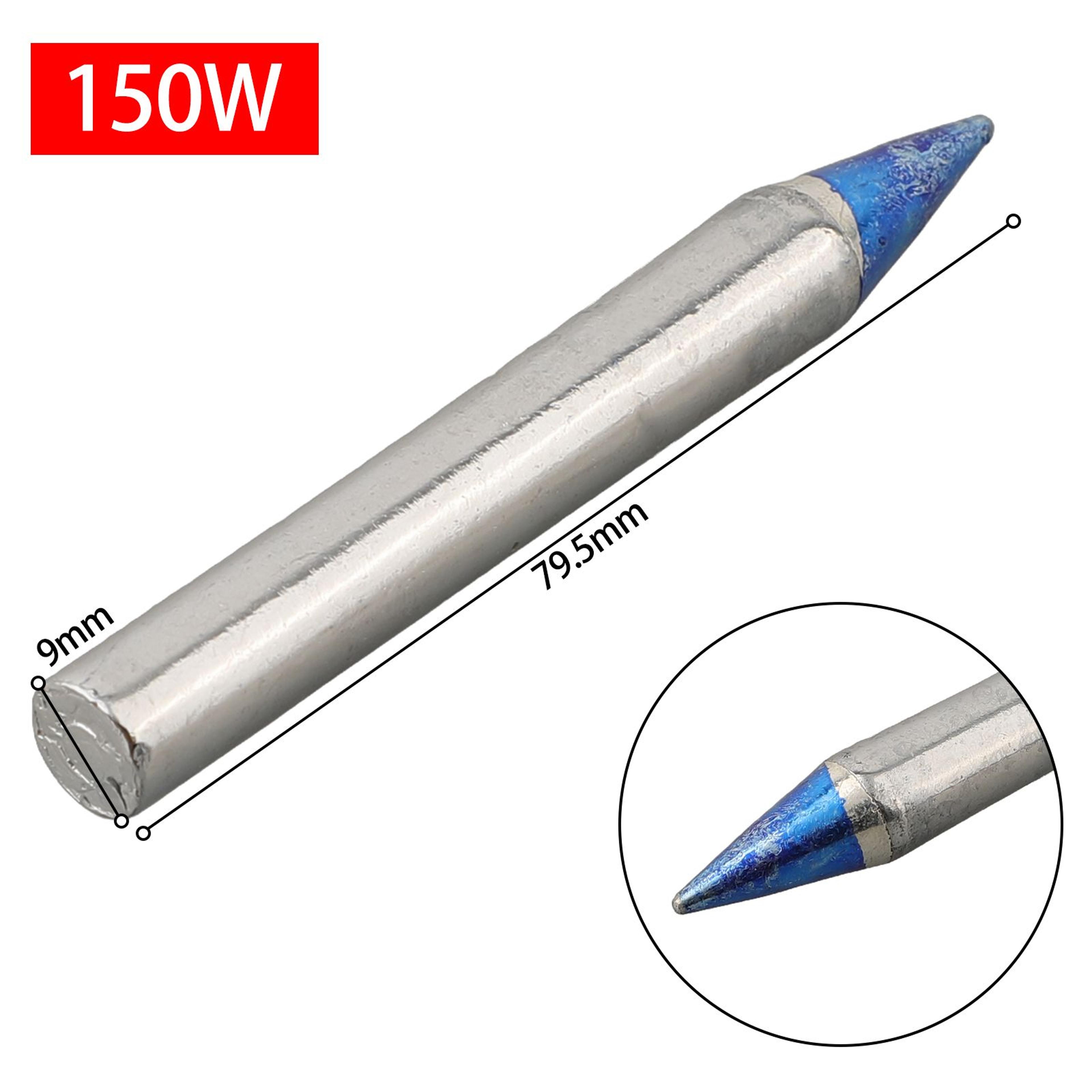 Blue Pointed Soldering Iron Replacement Tip For 30W150W External Heat Irons 9