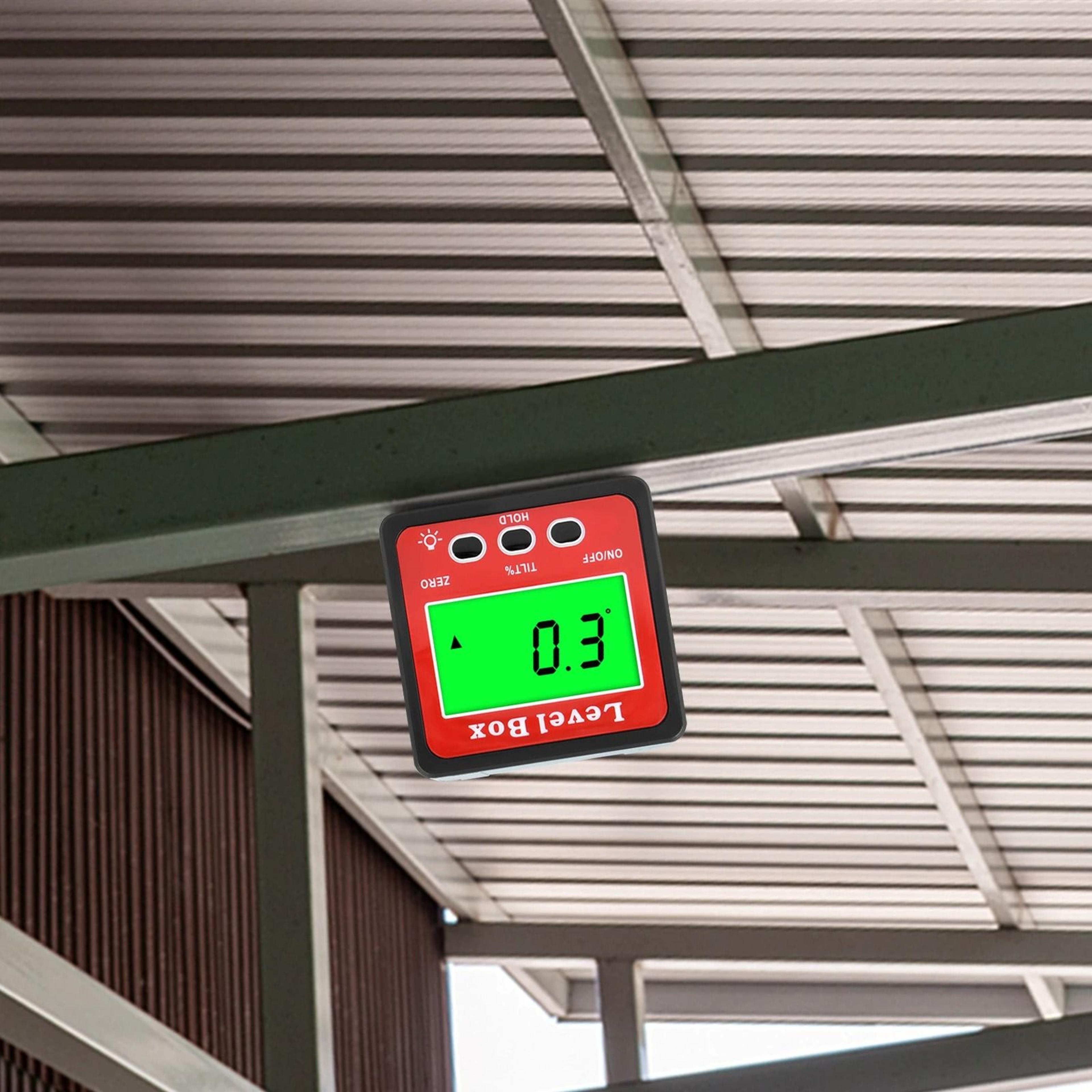 3-in-1 360° digital level box magnetic angle finder with backlit display