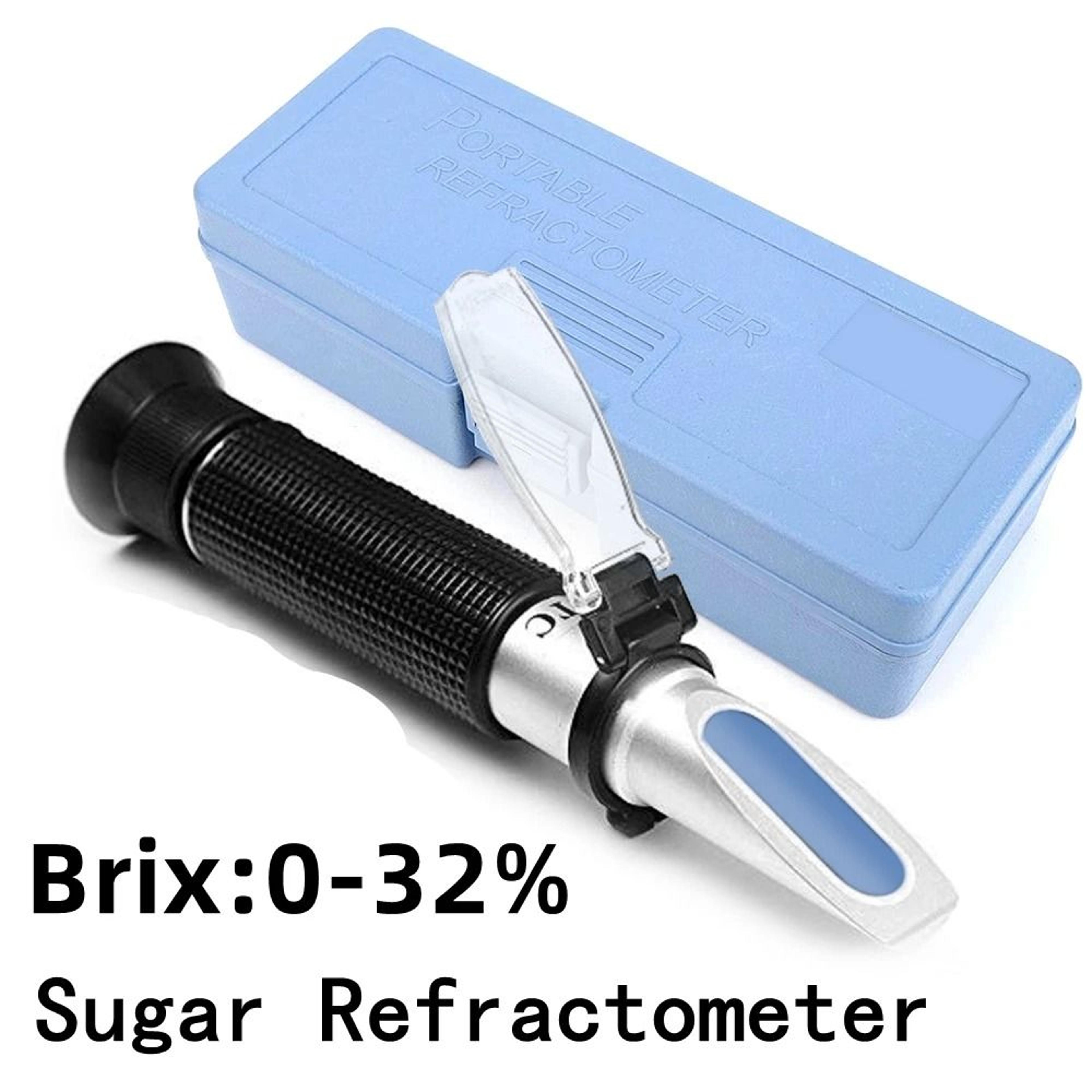 Handheld 032 Brix Refractometer ATC Sugar Tester For Fruit Juice And Vegetables 4
