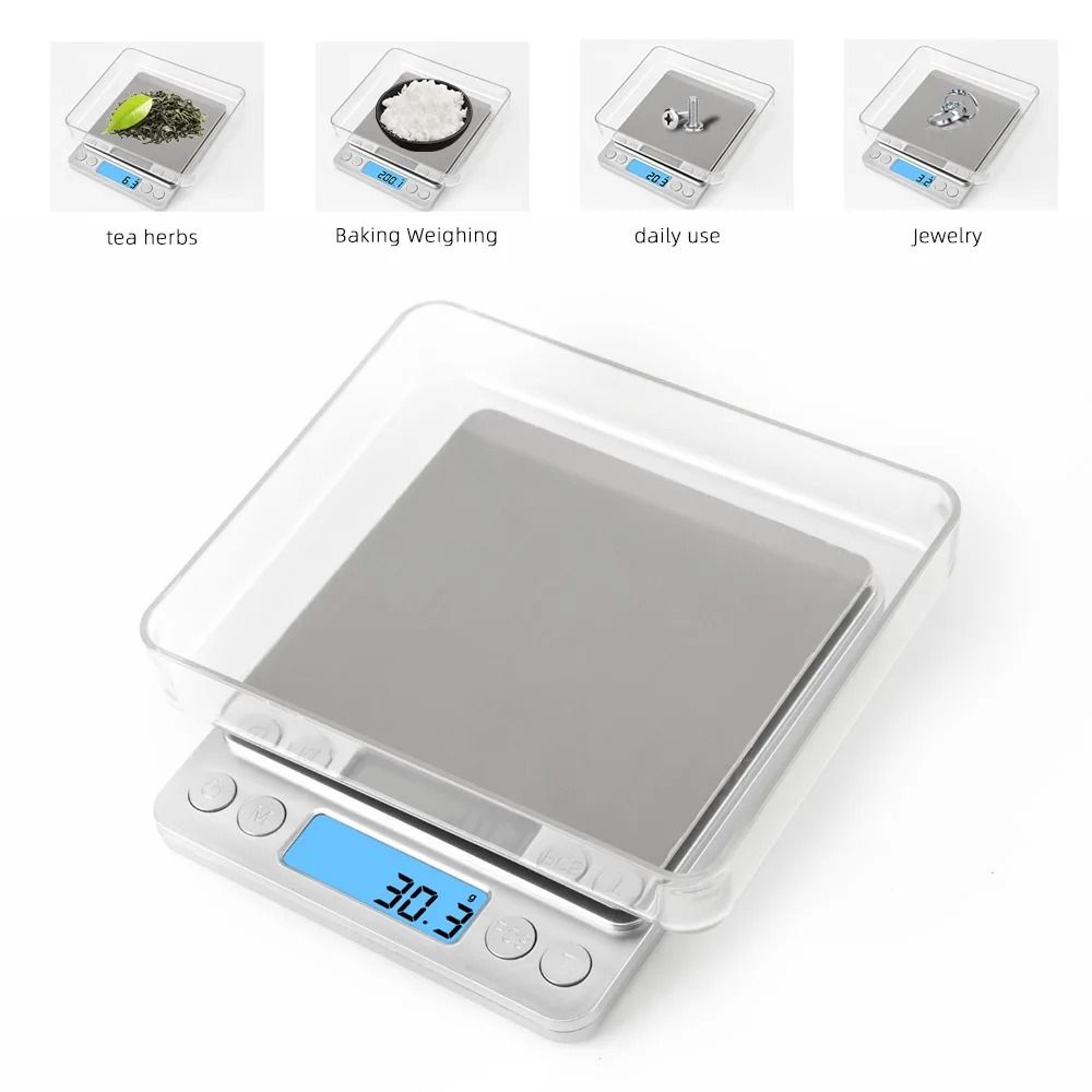 Mini LCD Digital Precision Scale 500g 3000g For Tea Baking And Kitchen Weighing 9