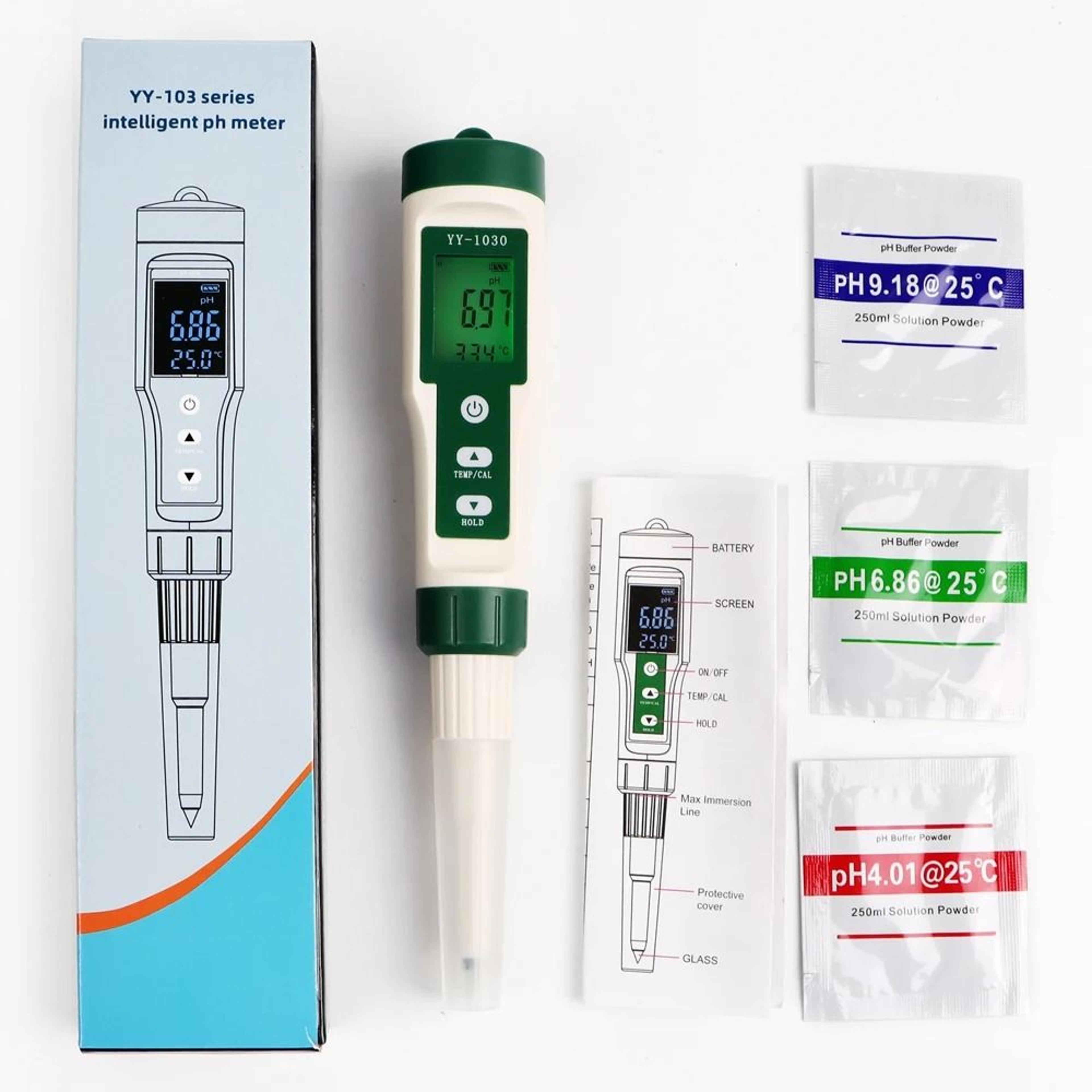YY1030 Digital Food PH Meter And Temperature Tester For Dough Cheese Fruit And Soil 1