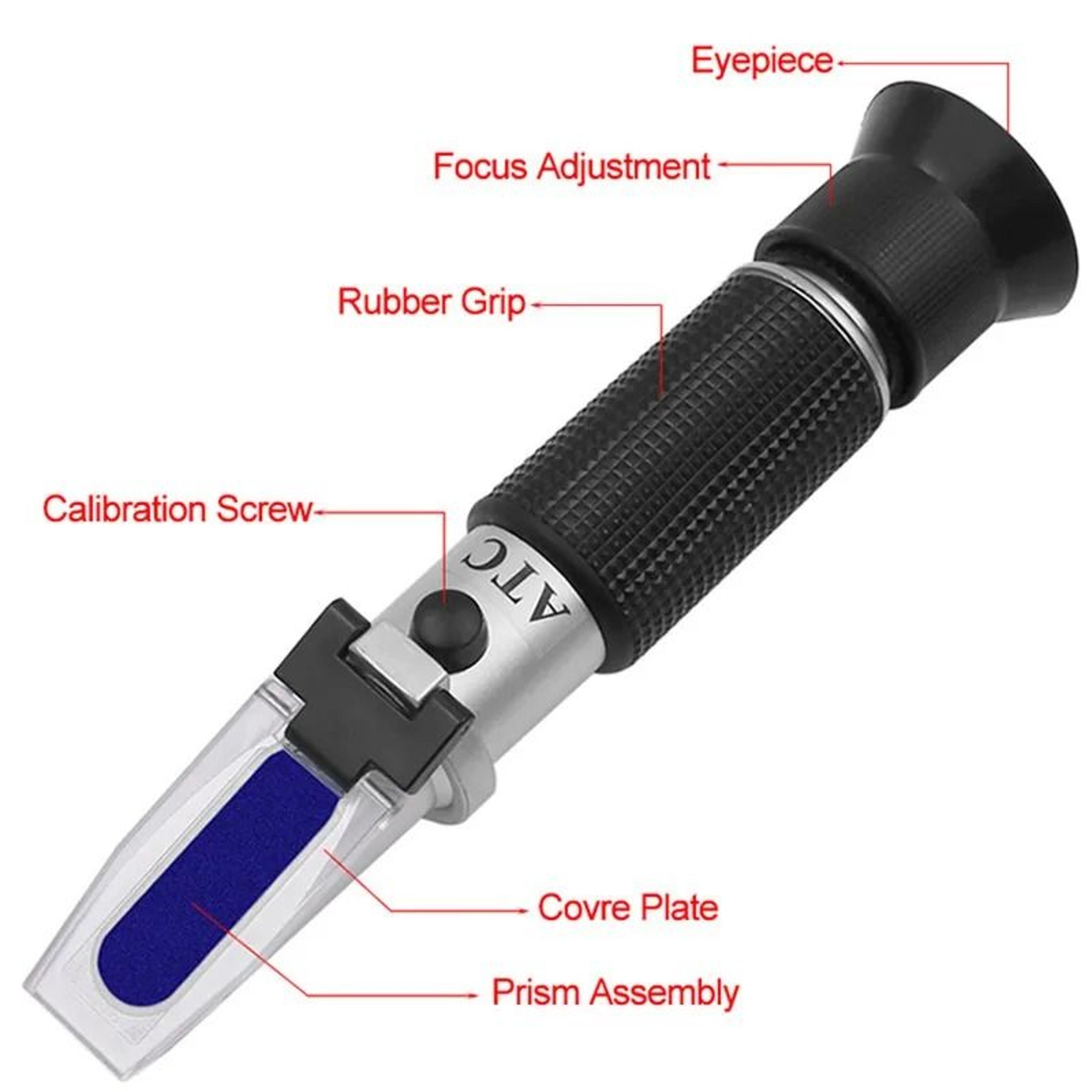 Handheld Brix Refractometer Sugar Concentration Tester For Honey And Wine 9