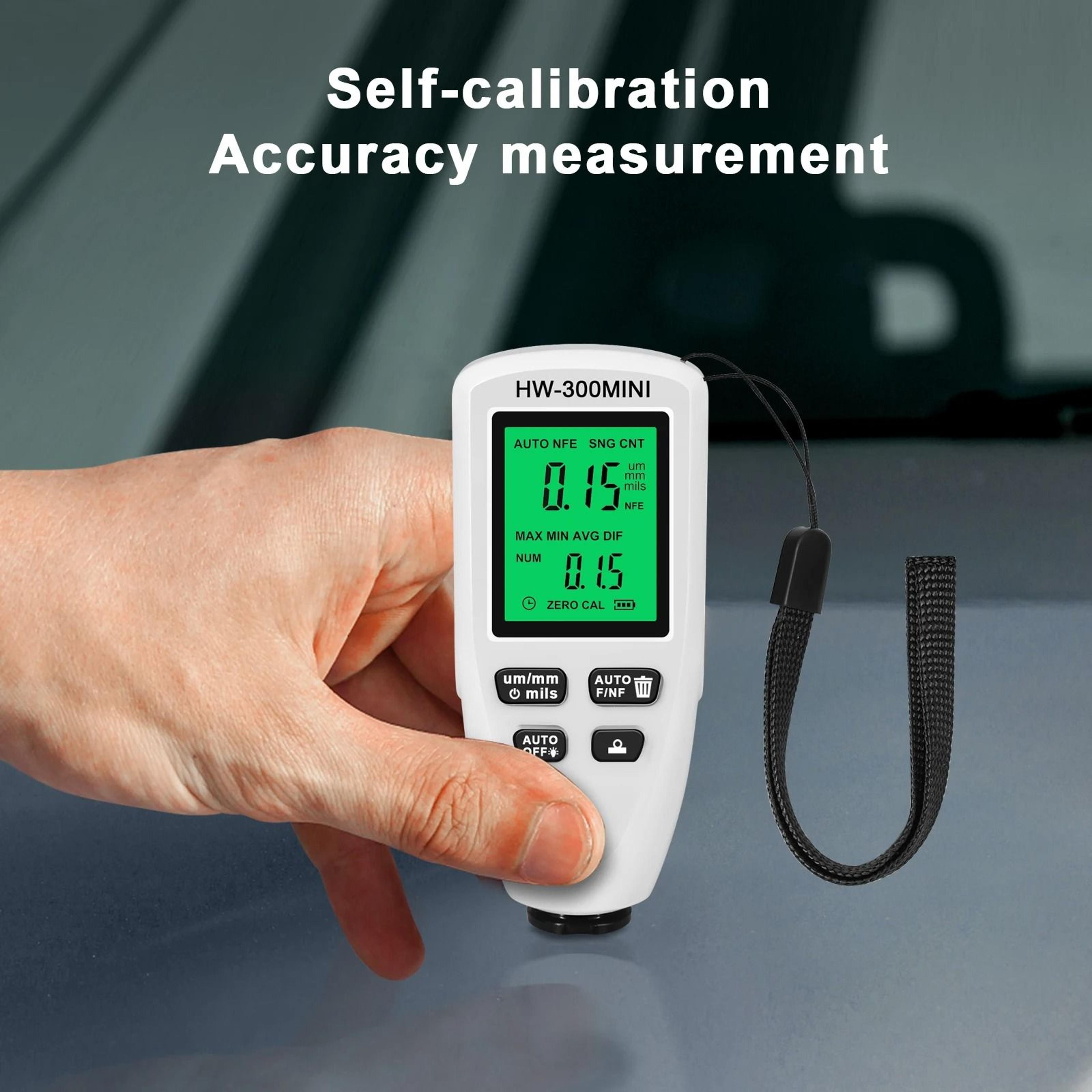 HW300 Digital Car Paint Coating Thickness Gauge 10