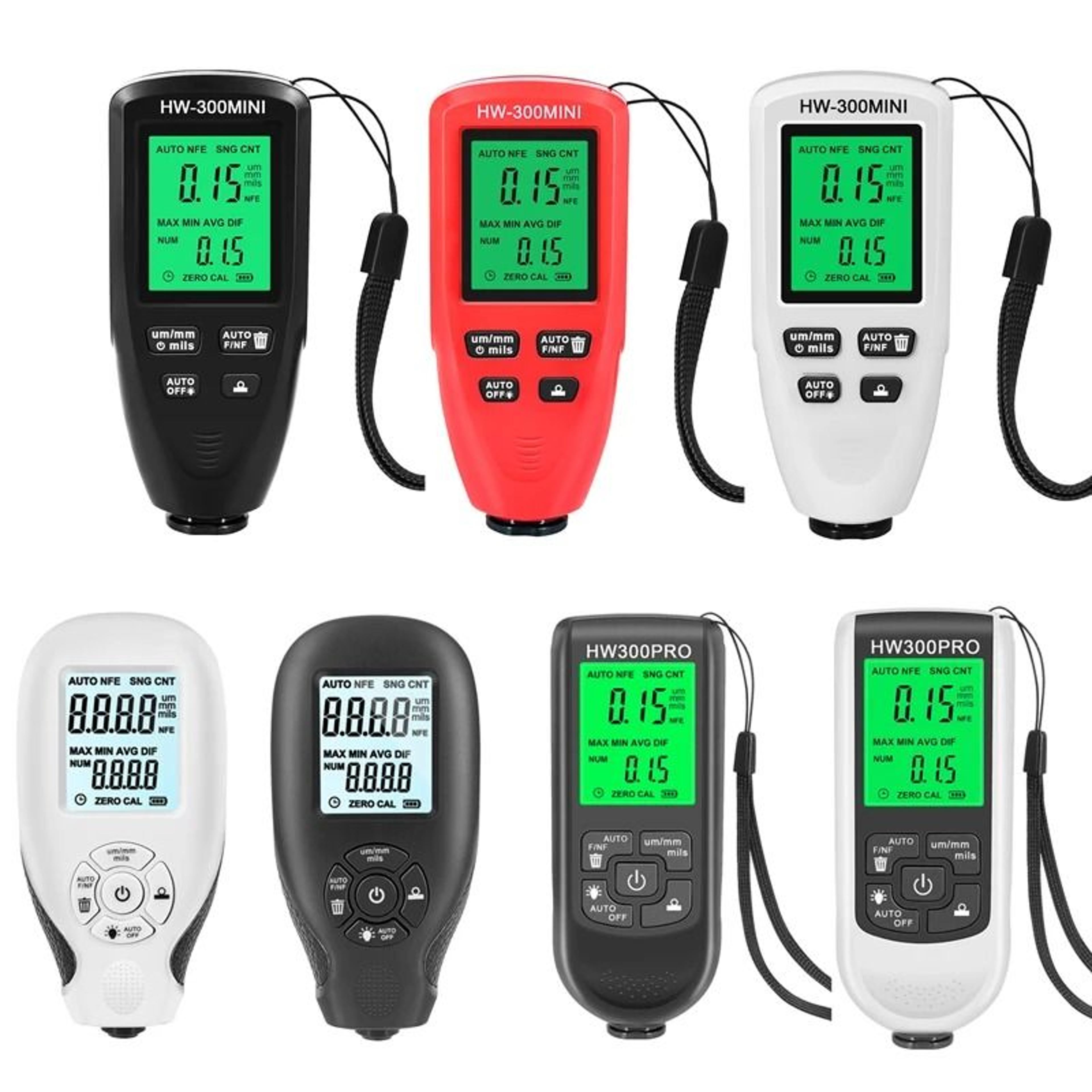 HW300 Digital Car Paint Coating Thickness Gauge 14
