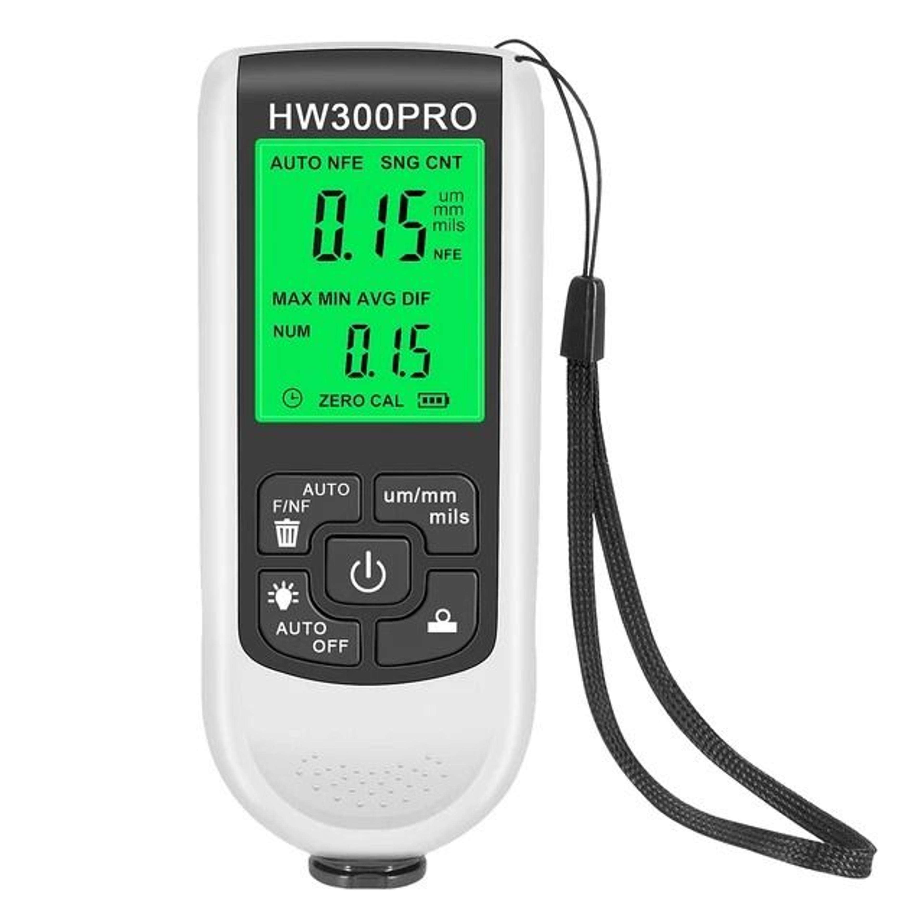HW300 Digital Car Paint Coating Thickness Gauge 4