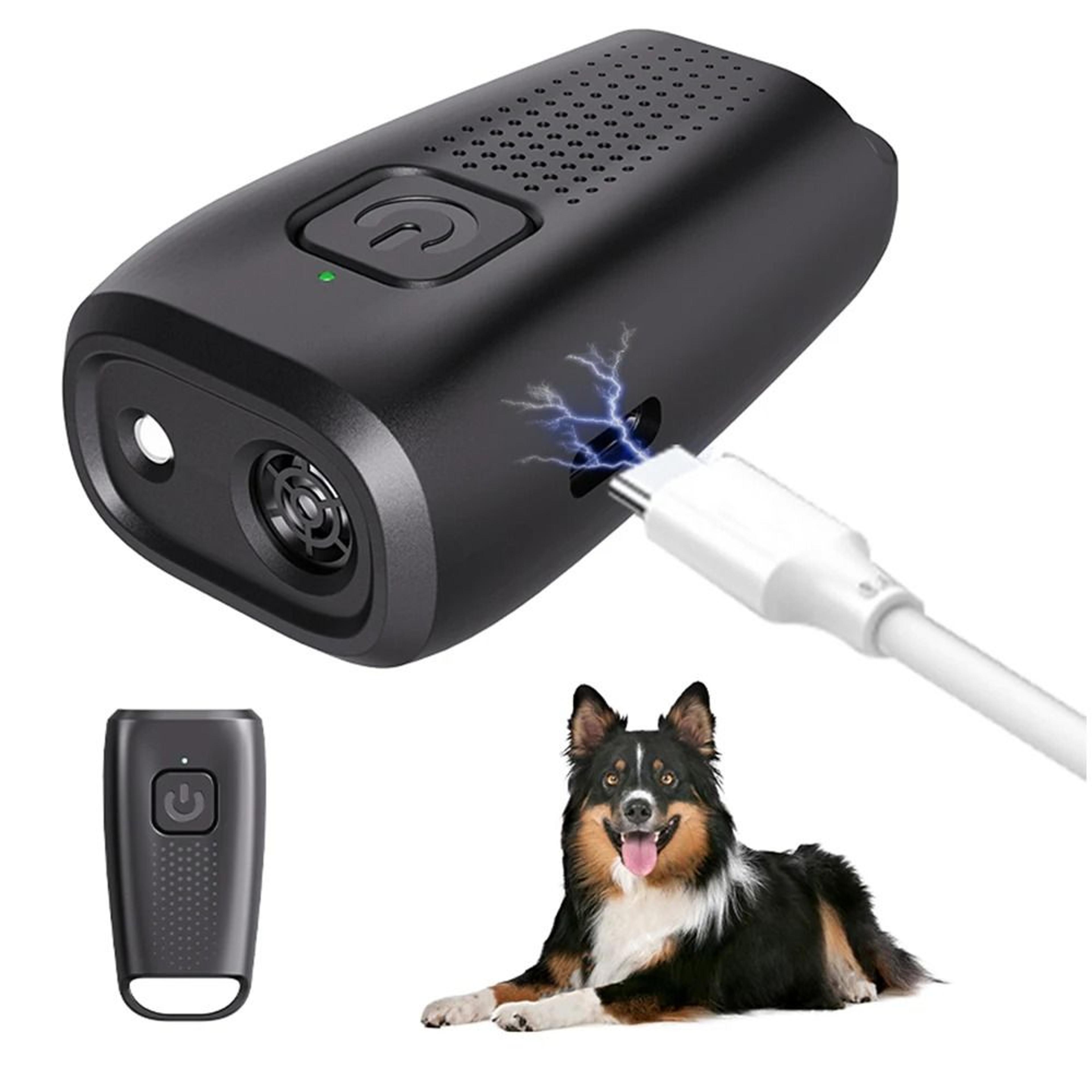 Mini Ultrasonic Dog Bark Deterrent With LED Flashlight And USBC Rechargeable Battery 2