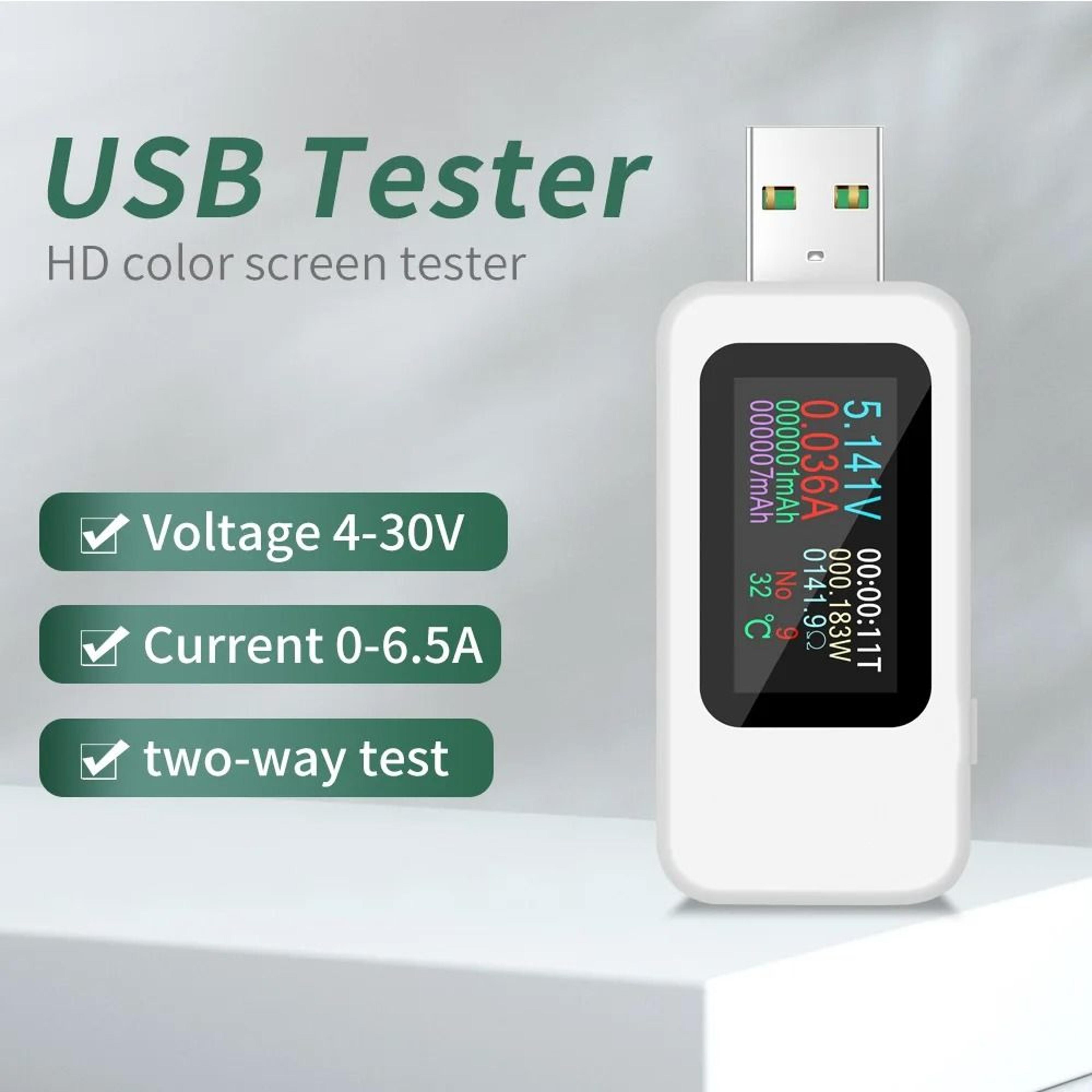 9in1 10in1 Digital USB Power Tester 430V Voltage Current Meter 5