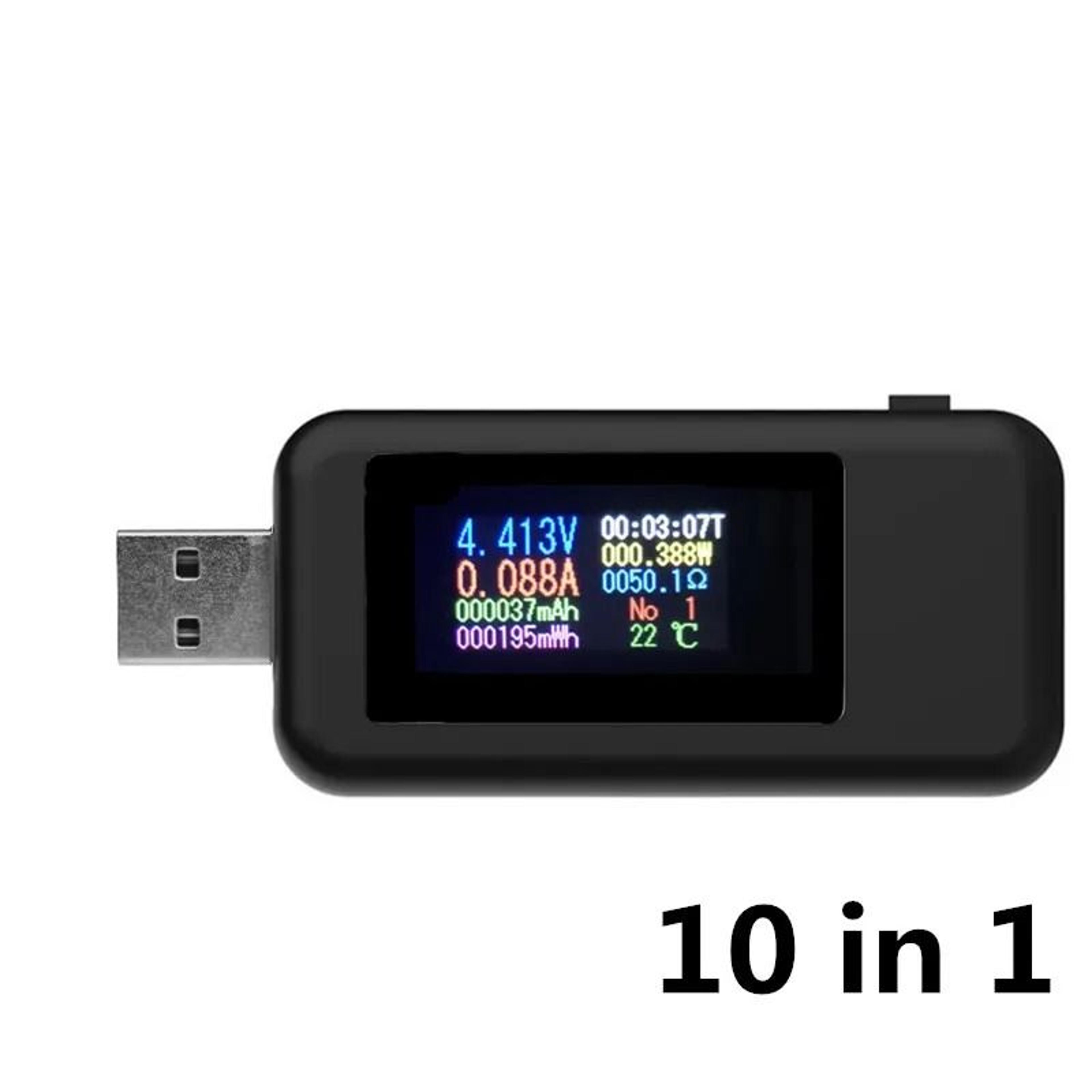 9in1 10in1 Digital USB Power Tester 430V Voltage Current Meter 1