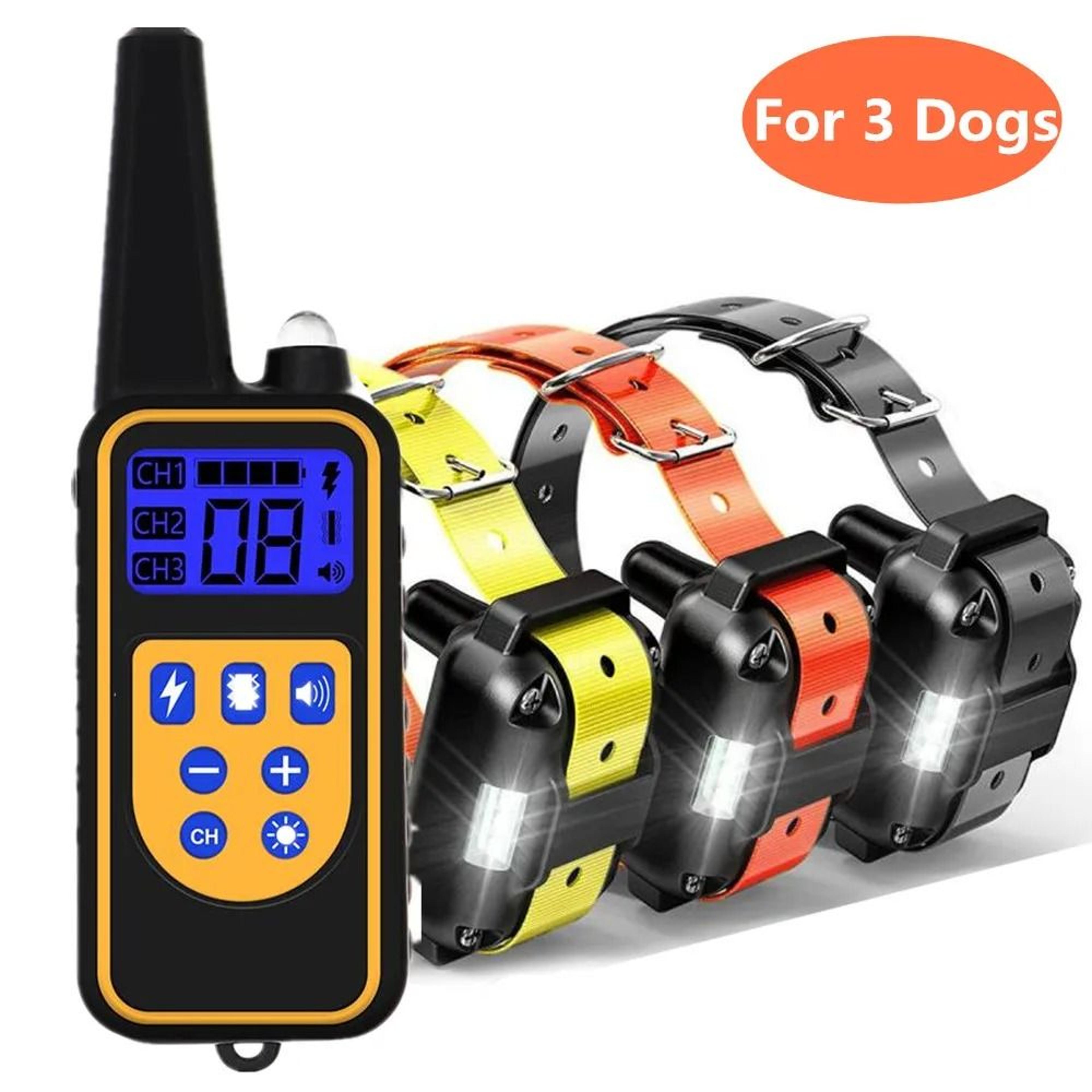 800m Waterproof Rechargeable Dog Training Collar With Remote Control 8