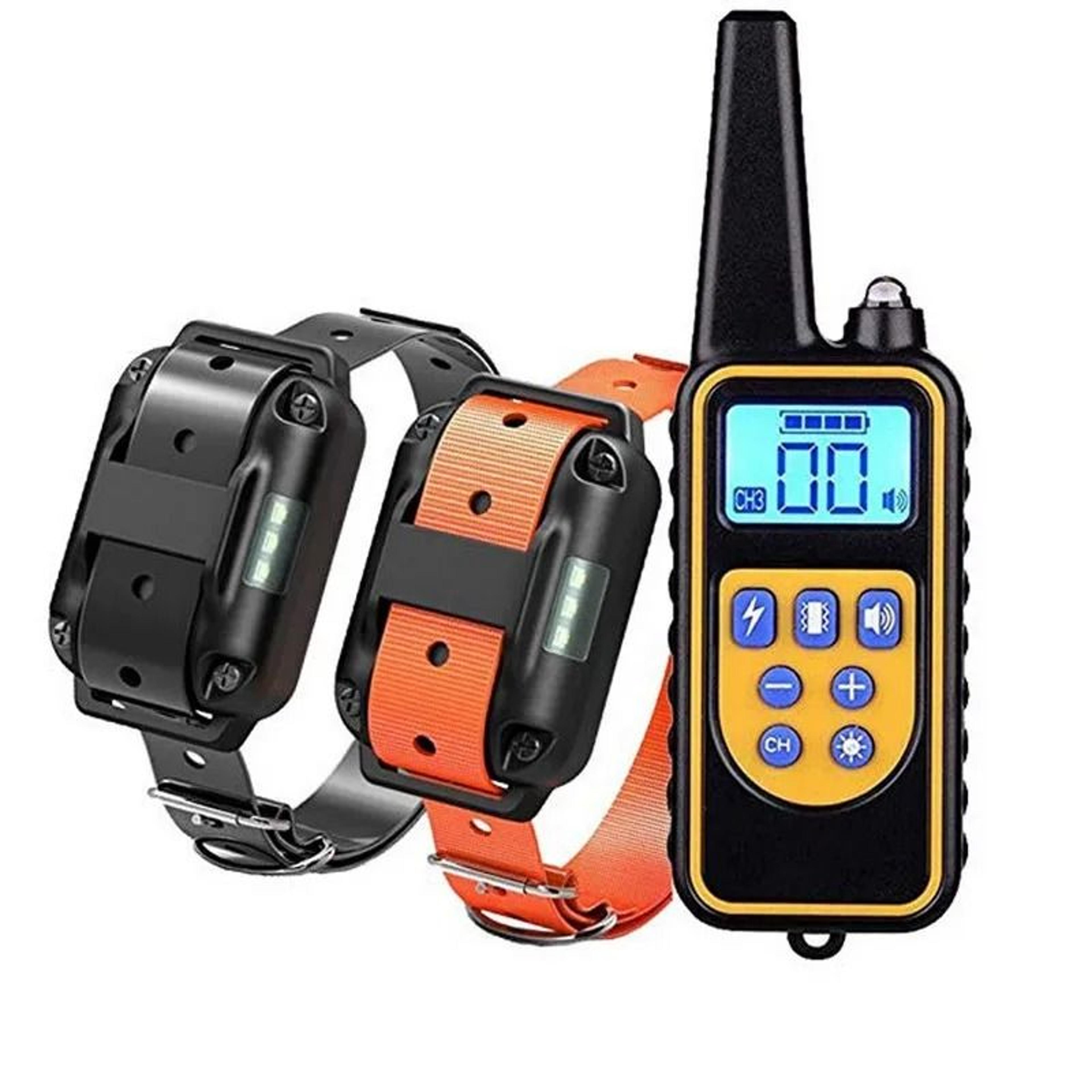 800m Waterproof Rechargeable Dog Training Collar With Remote Control 10