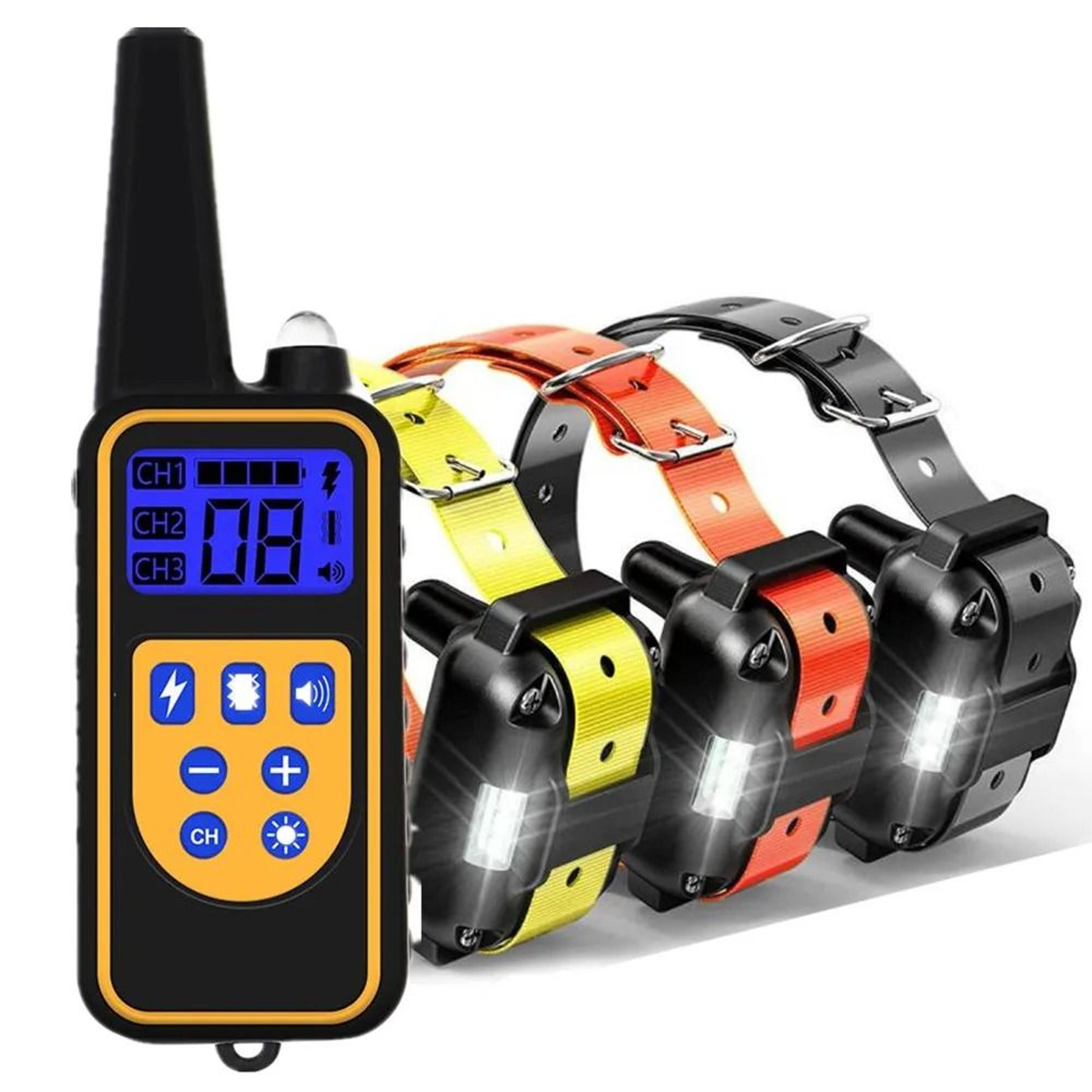 800m Waterproof Rechargeable Dog Training Collar With Remote Control 14