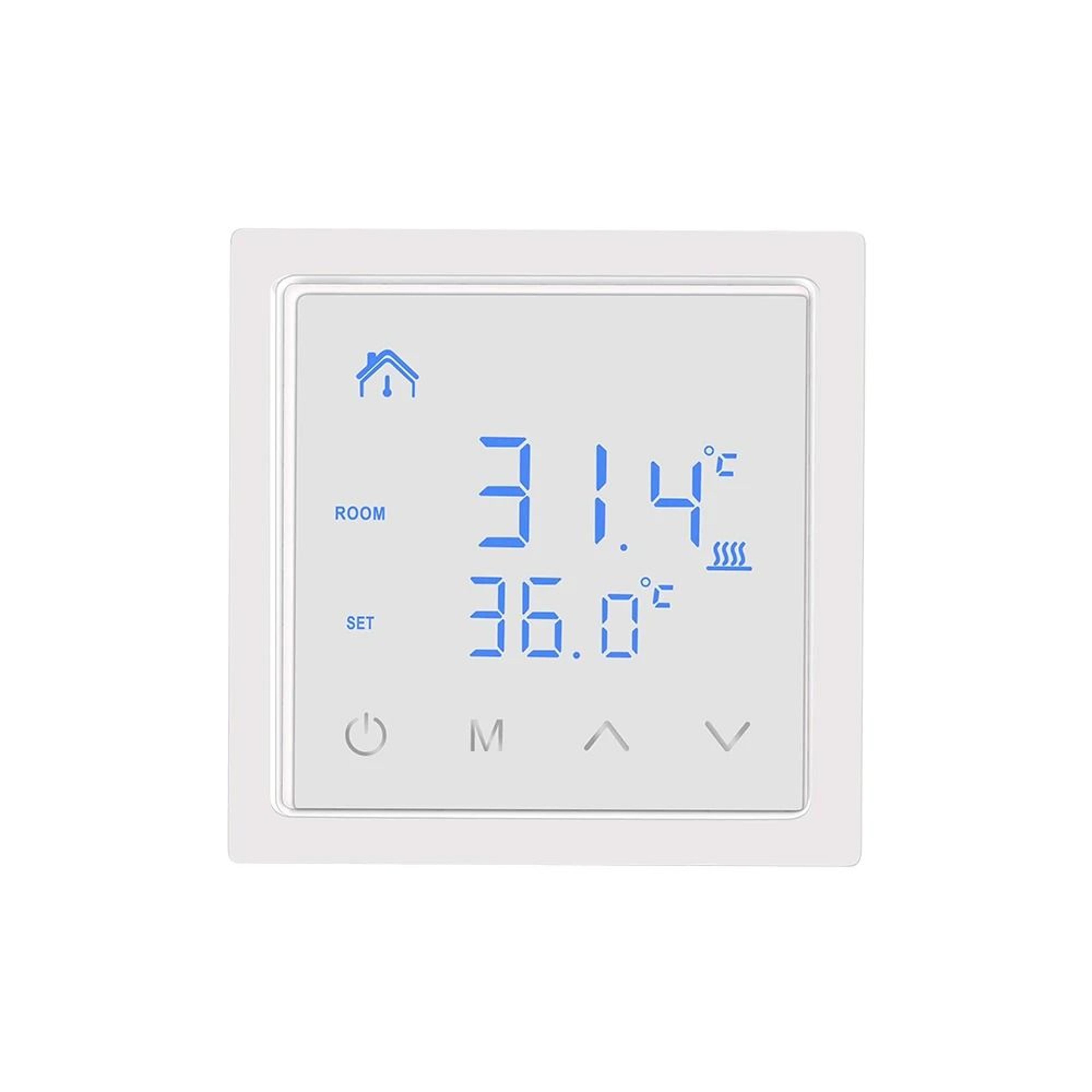 MH1828A 16A Digital Floor Heating Thermostat LED Touch Screen 85265V 2