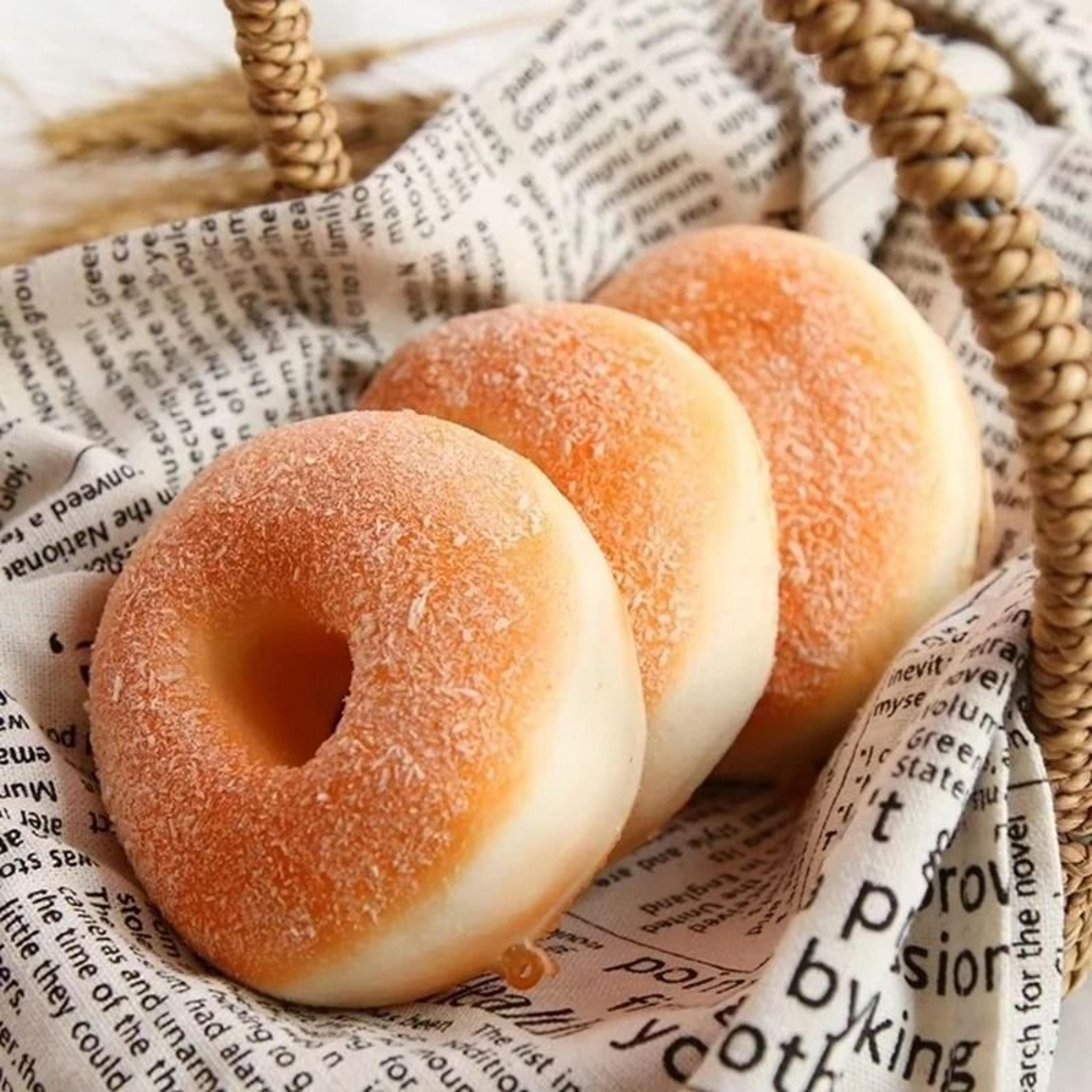 Realistic Food Squishy Toy Slow Rising Bread Toast And Donut Stress Relief Squeeze Toy 7