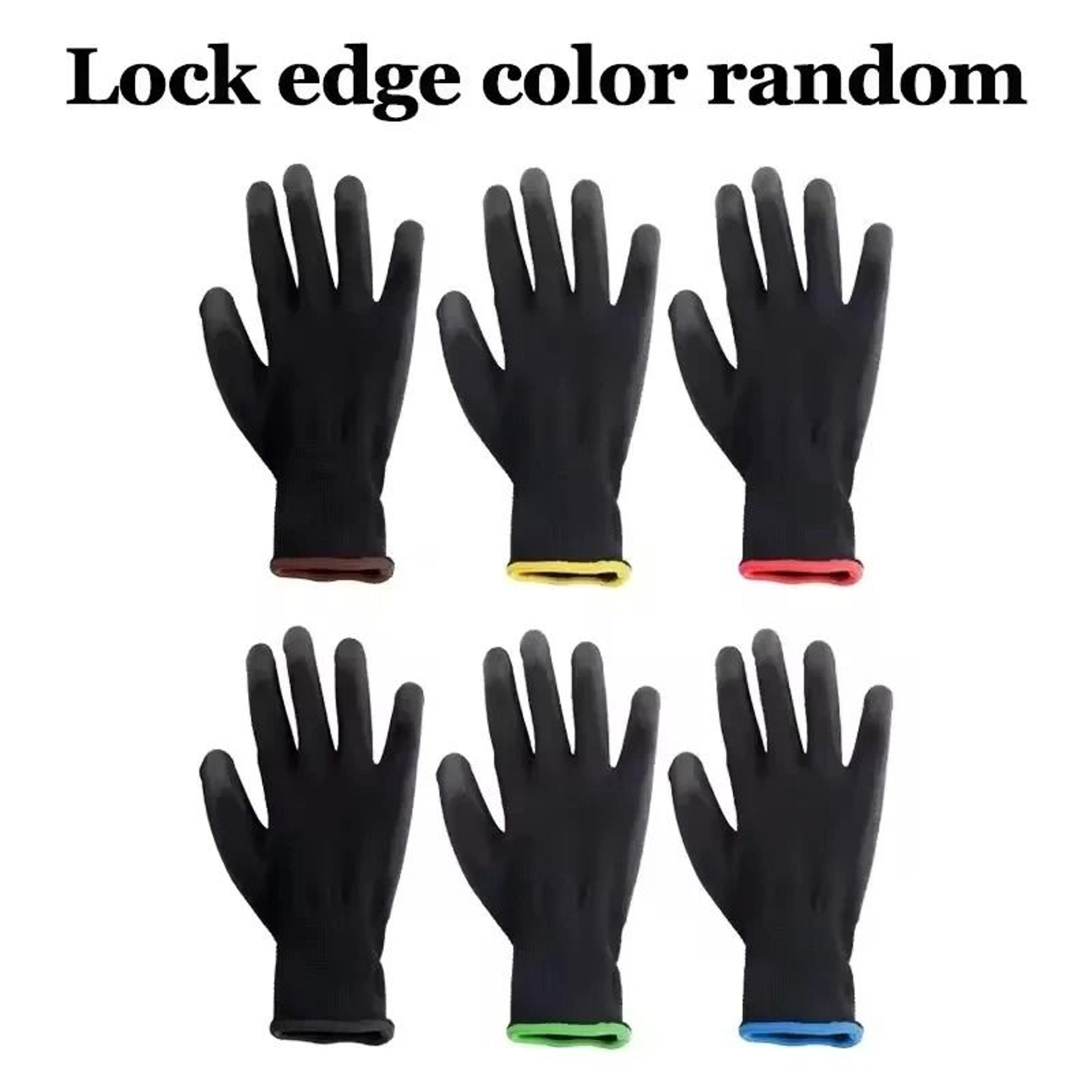 Black PU Coated AntiSlip Work Gloves For Gardening Automotive Repair And Machinery 13