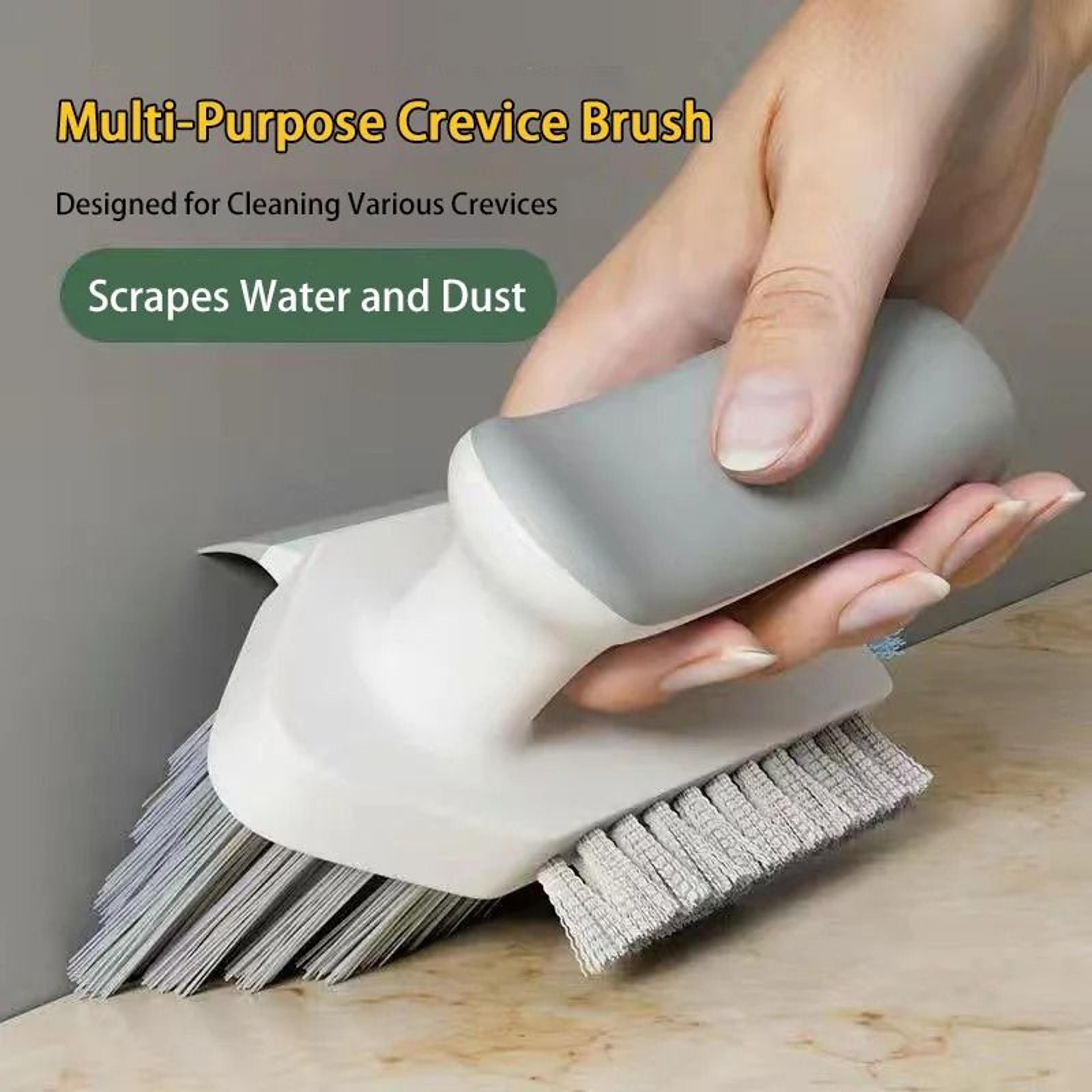 4in1 Multifunctional Gap Cleaning Brush With Squeegee And Glass Scraper 2