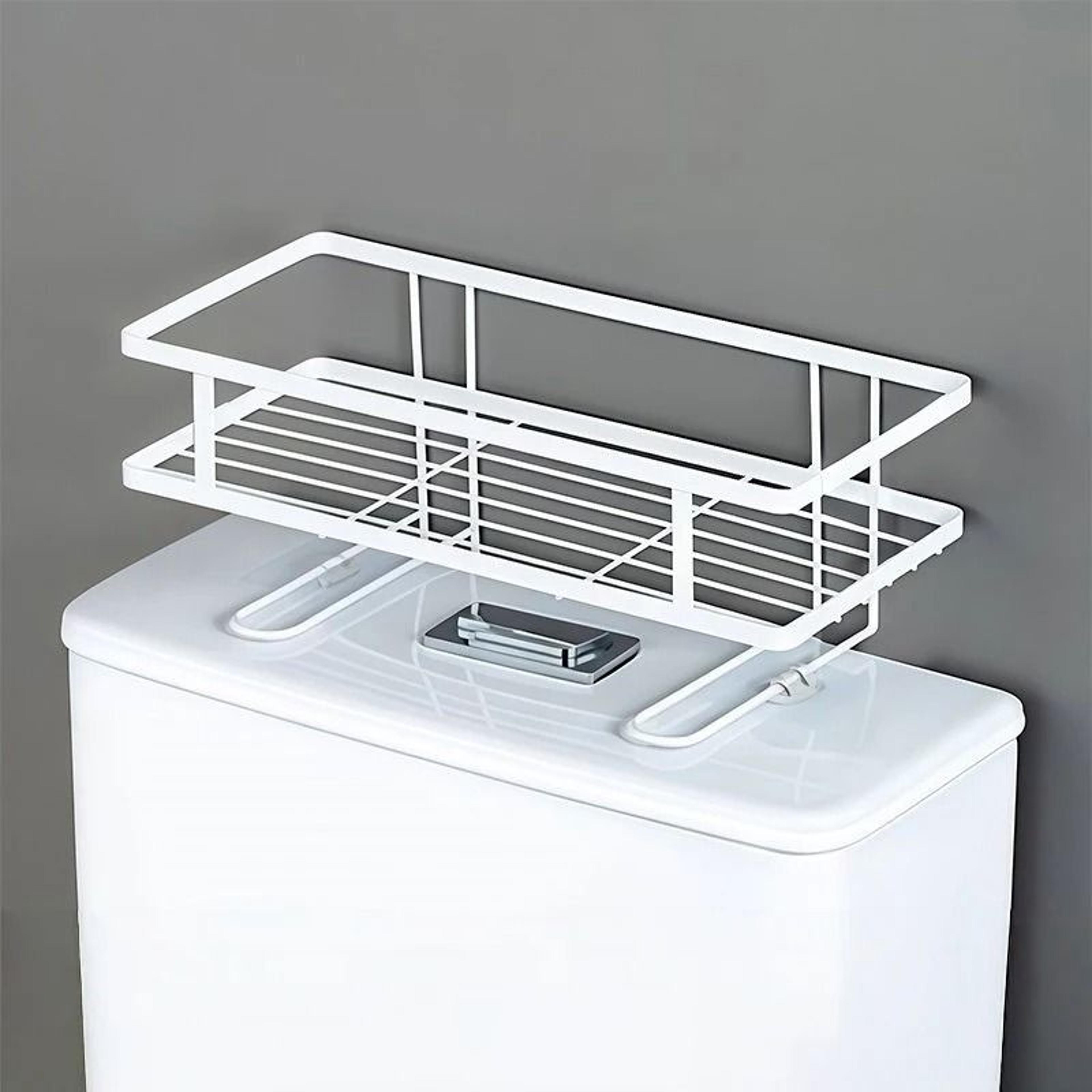 NoDrill Bathroom Storage Rack Multifunctional Toilet Organizer Shelf 2