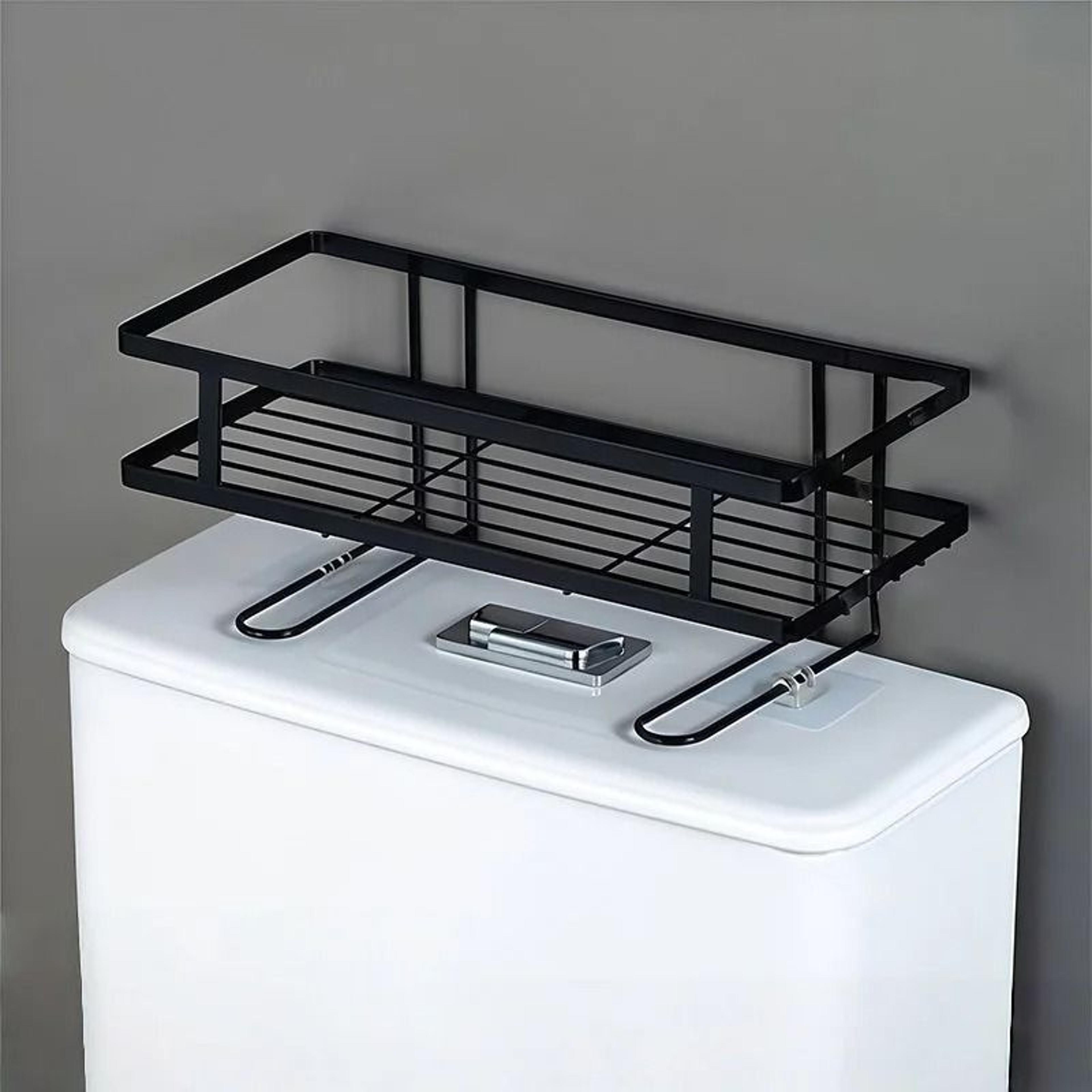 NoDrill Bathroom Storage Rack Multifunctional Toilet Organizer Shelf 1