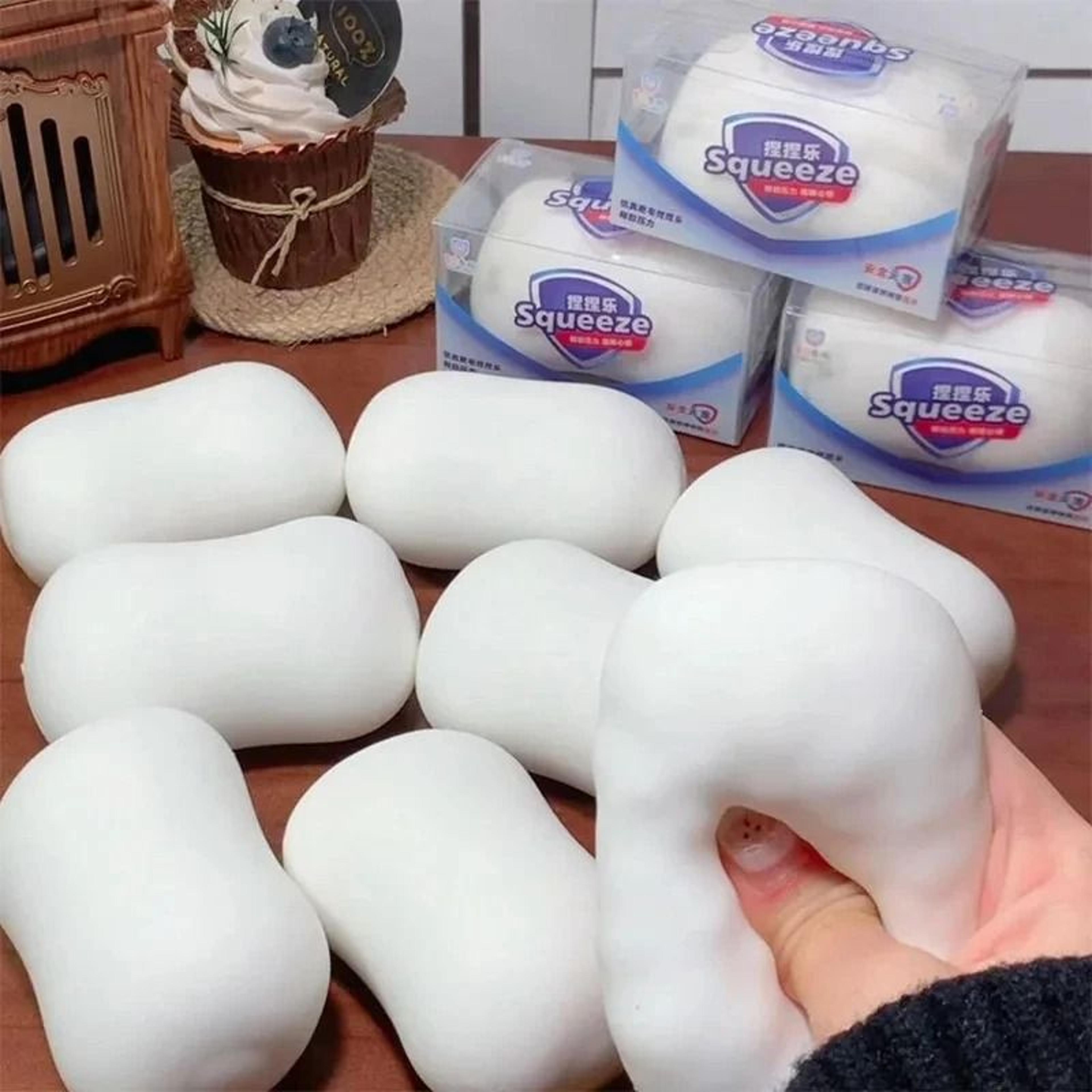 Soap Ball Squishy Stress Ball Sensory Fidget Toy With Crunchy ASMR Filling 8