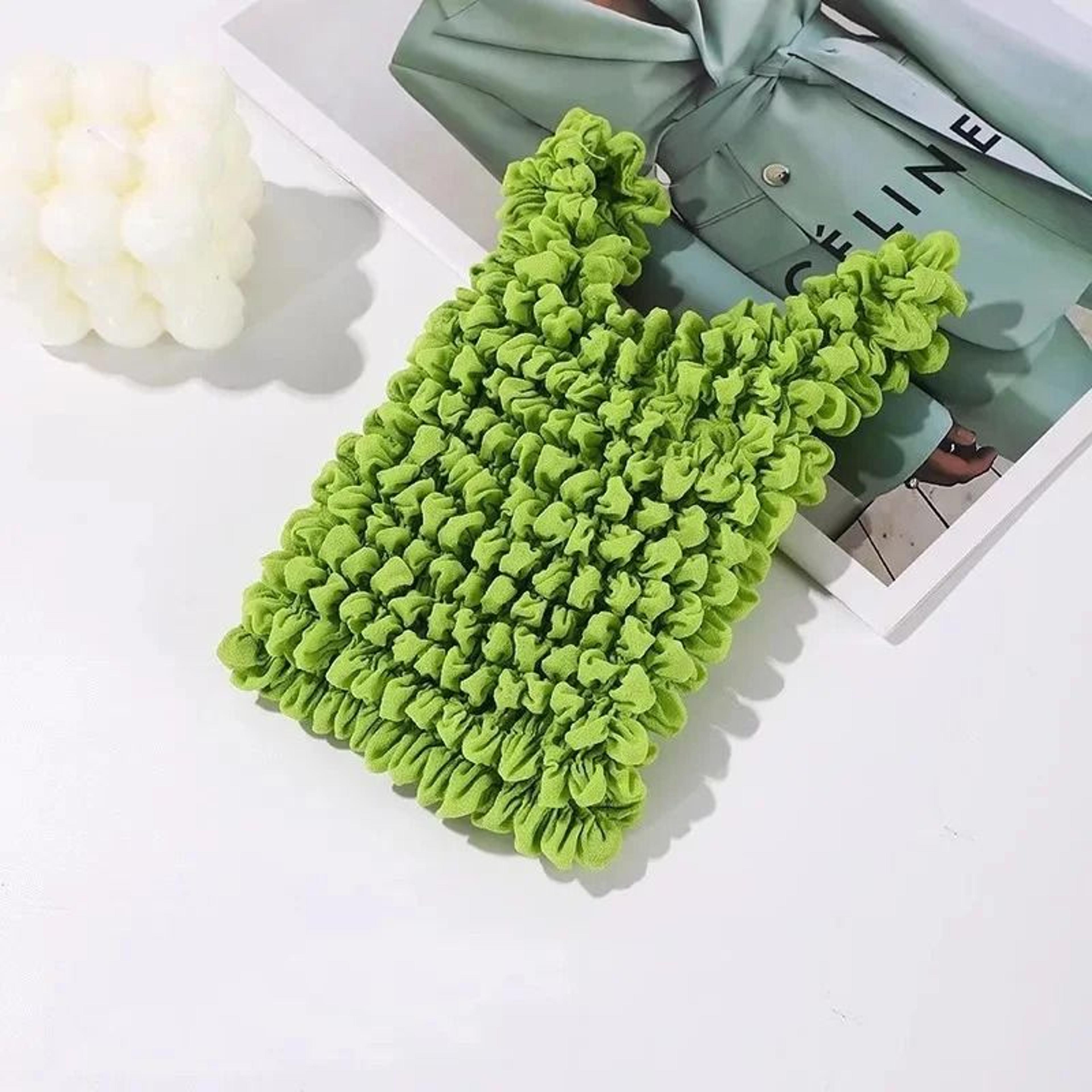 Expandable Pleated Bubble Tote Bag Foldable Stretch Shopping Handbag 8