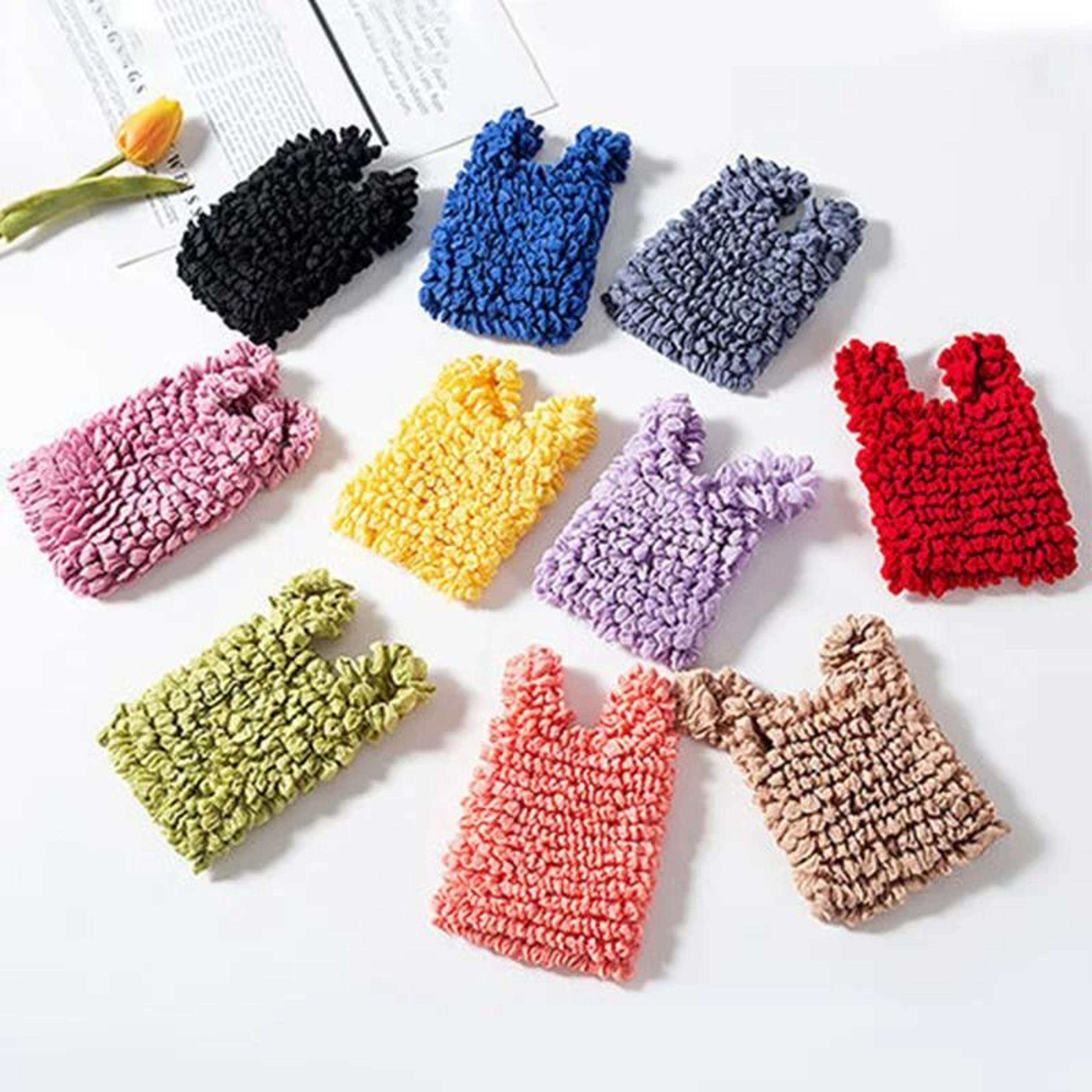 expandable pleated bubble tote bag foldable stretch shopping handbag