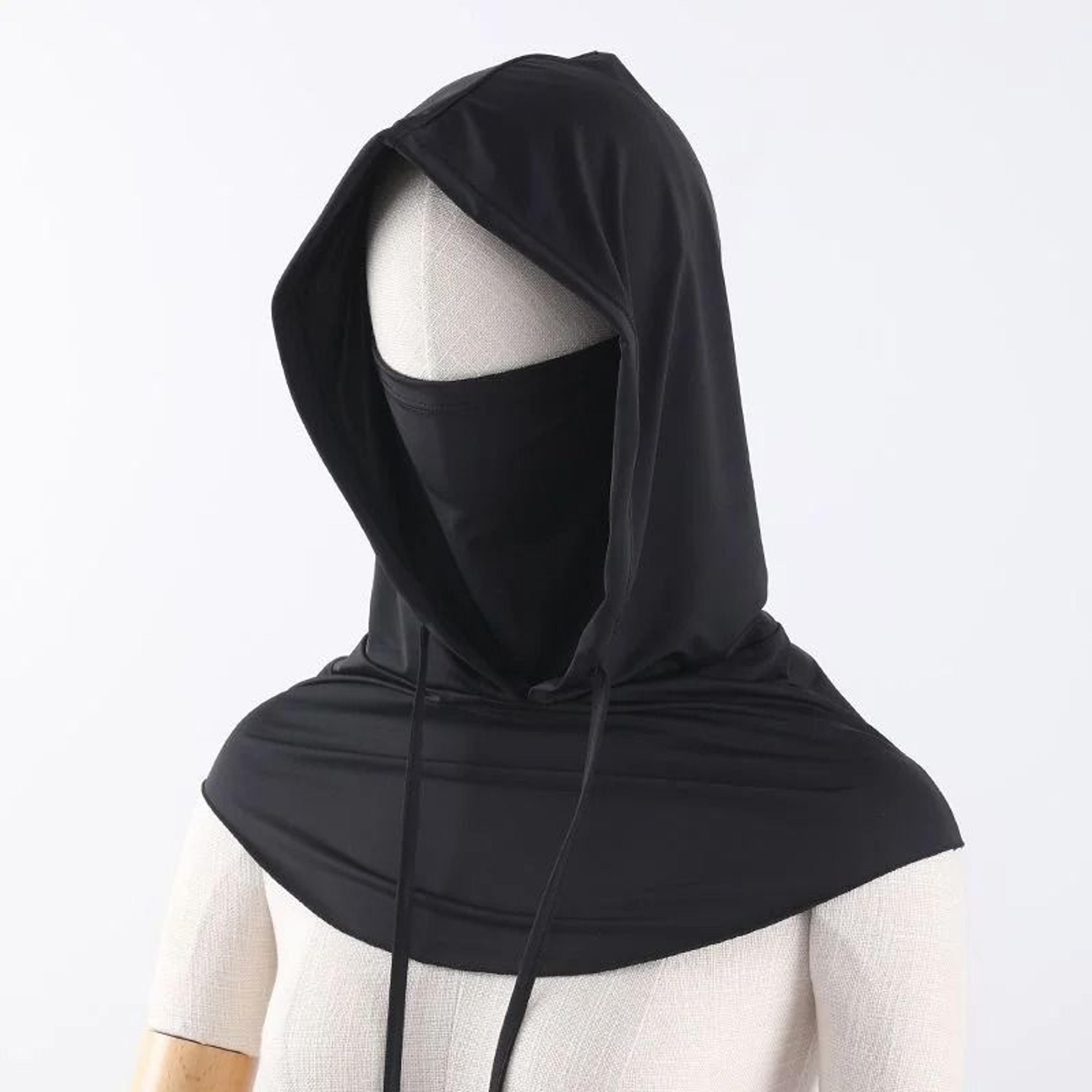 full face sun protection hat with neck cover and face mask for hiking and camping