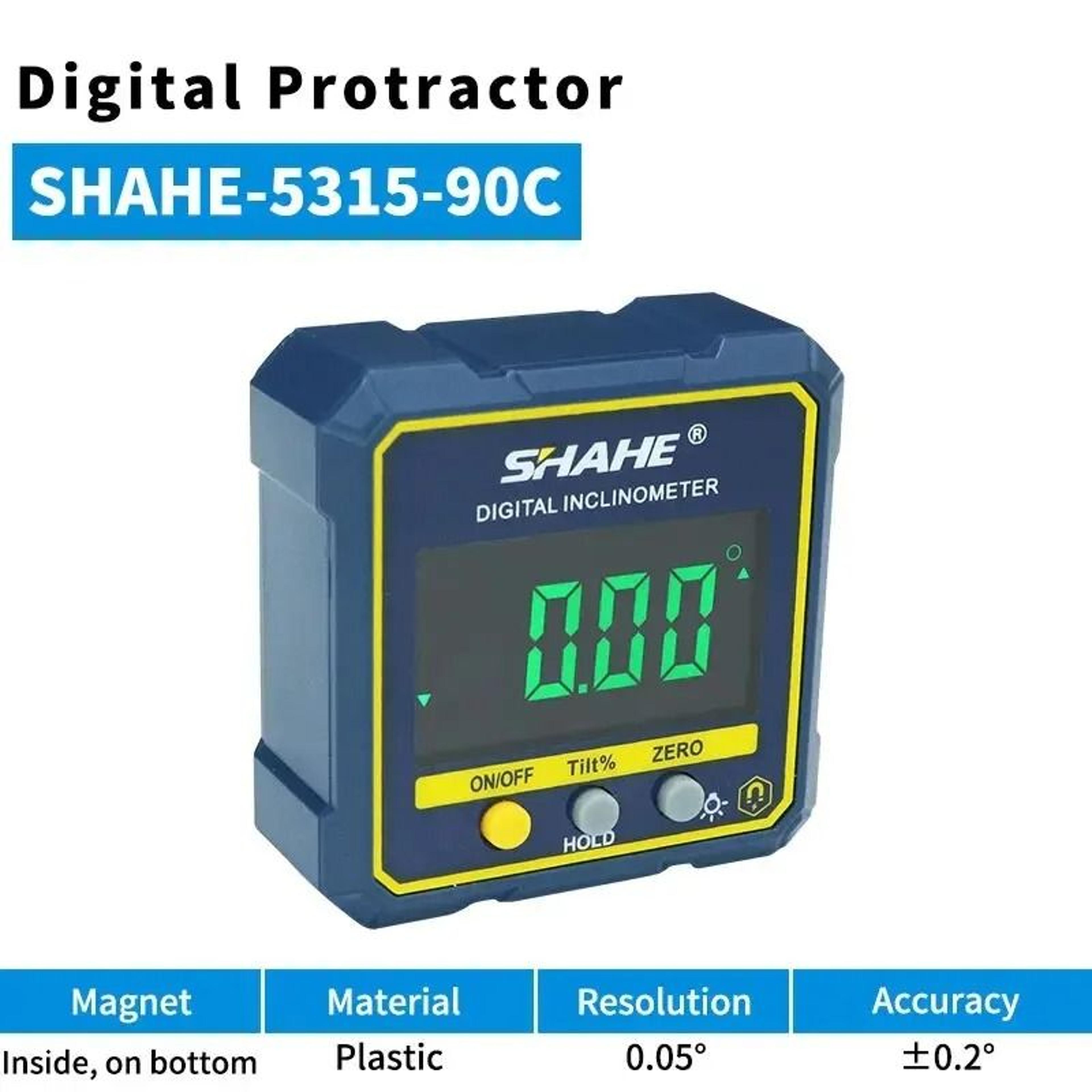 Digital Magnetic Angle Gauge With Backlit LCD Display 2