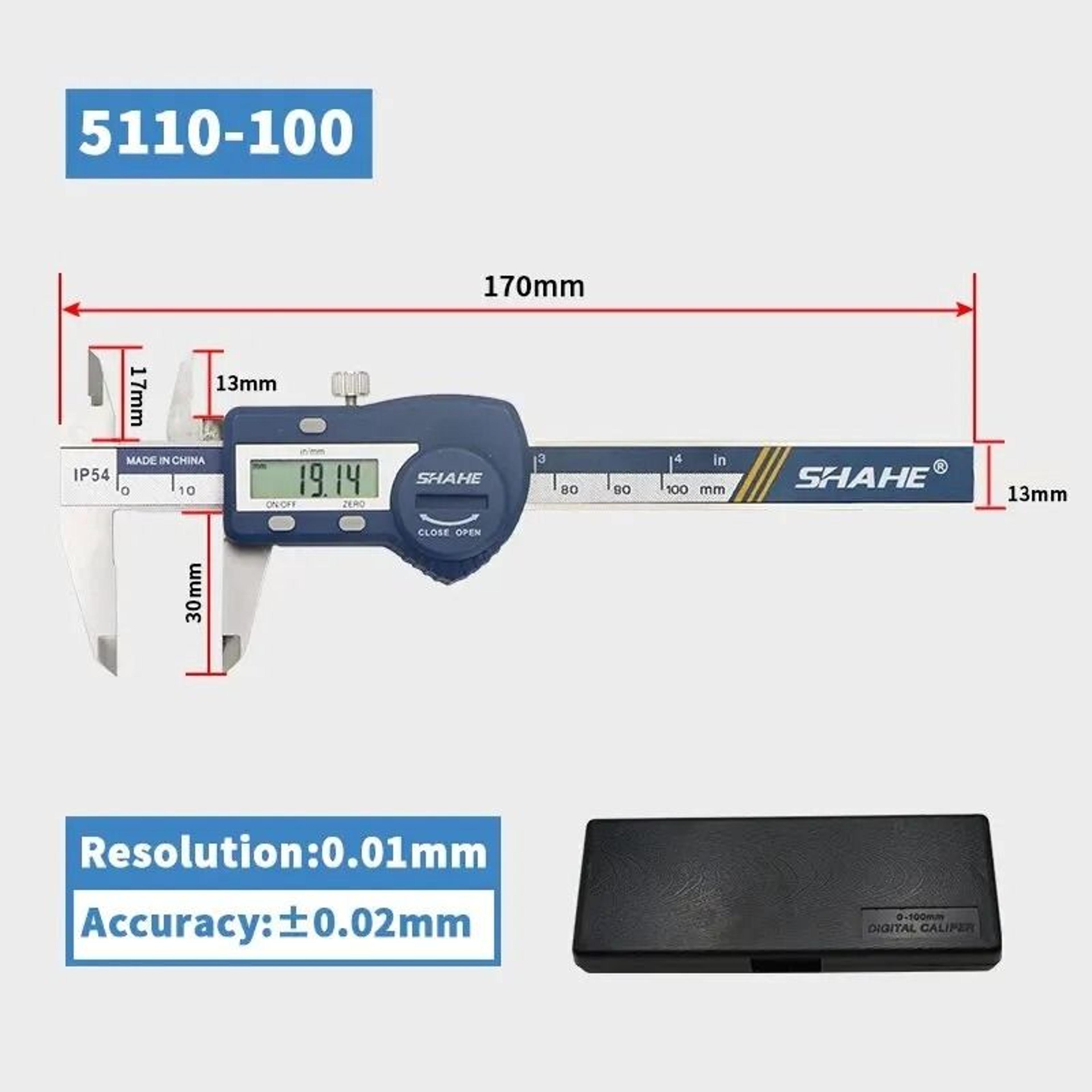 Precision Stainless Steel Digital Vernier Caliper With LCD Display 13